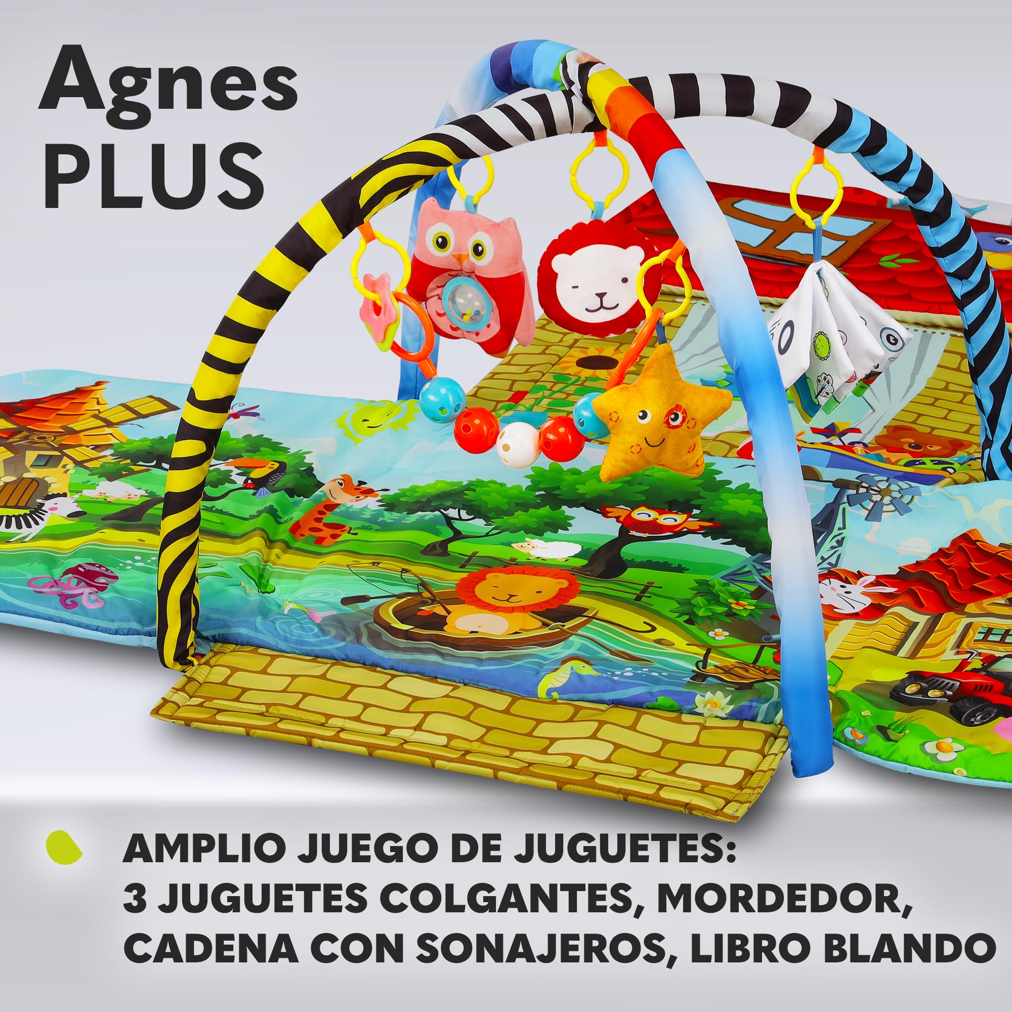 lionelo-agnes-plus-tapis-b-b-veil-2-en-1-avec-arches image 6