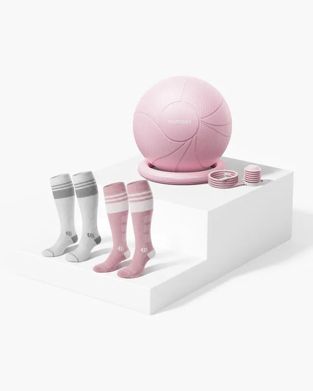 momcozy-m-series-ballon-grossesse-rose-chaussettes-compression-xl image 1