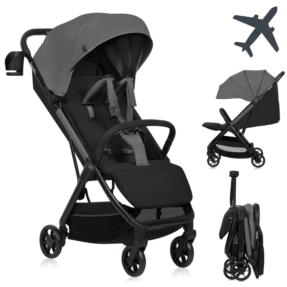 lionelo-julie-air-poussette-canne-grise-22-kg-7-5-kg image 1