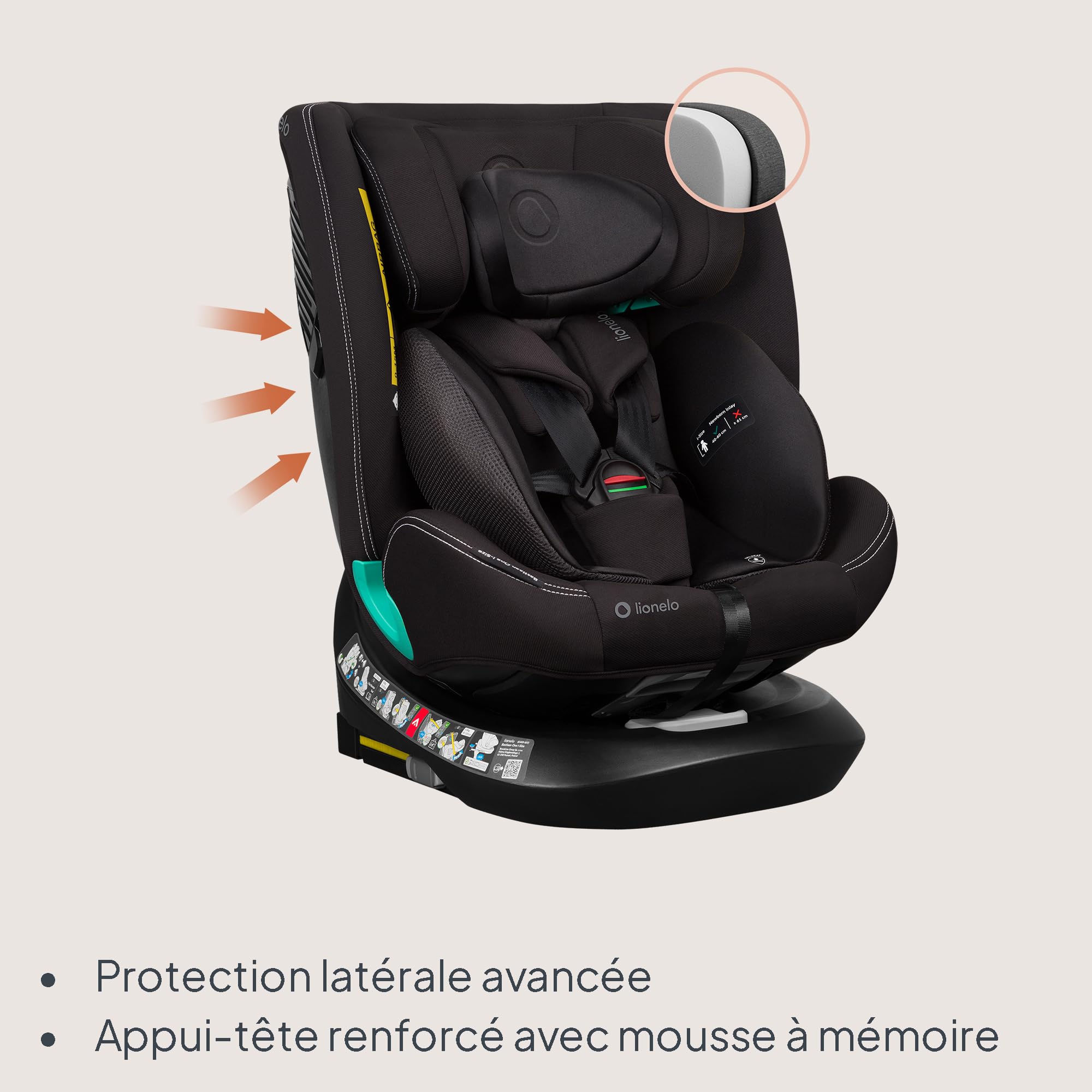 lionelo-bastiaan-one-si-ge-auto-i-size-black-carbon image 4