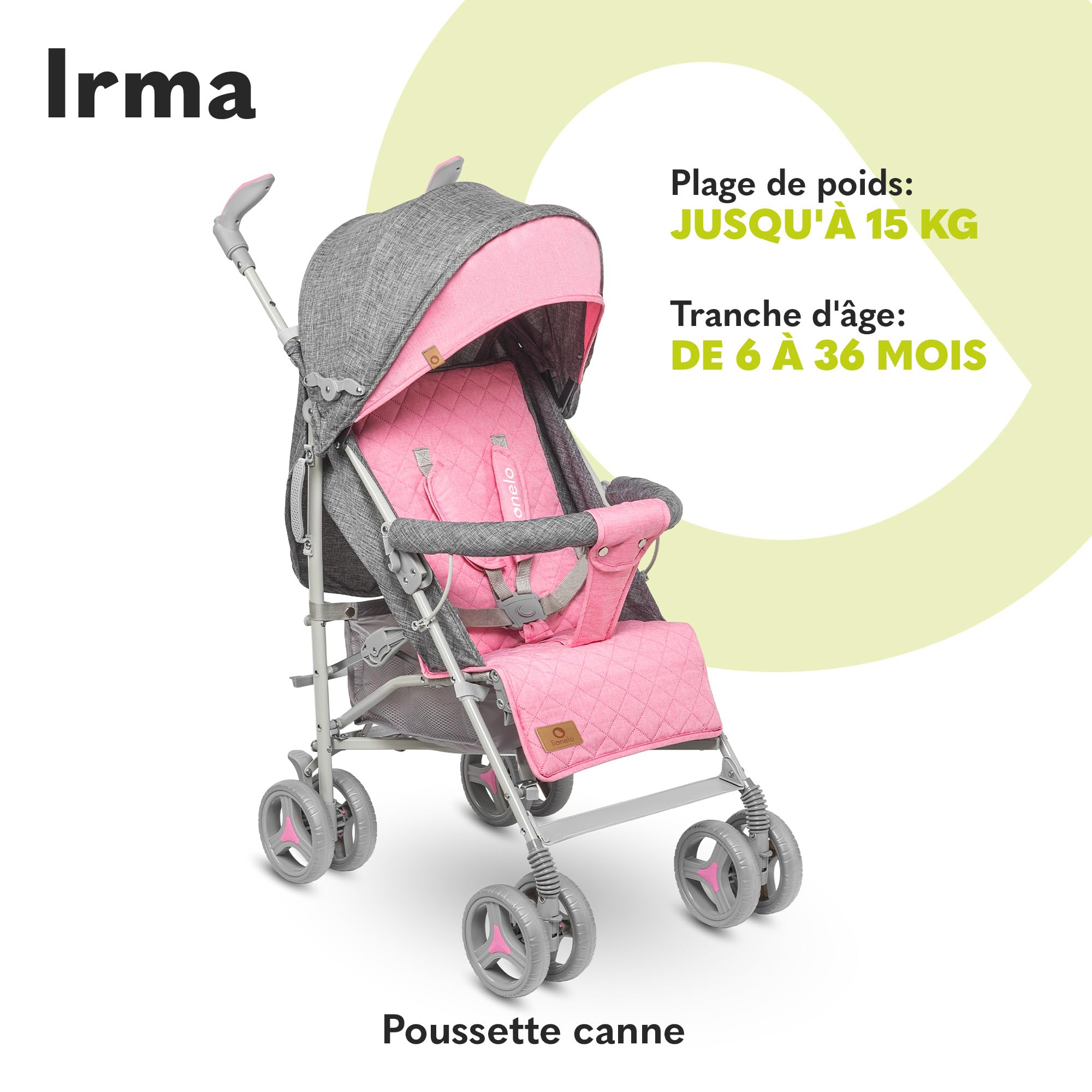 lionelo-irma-poussette-canne-l-g-re-compacte-jusqu-15-kg image 2