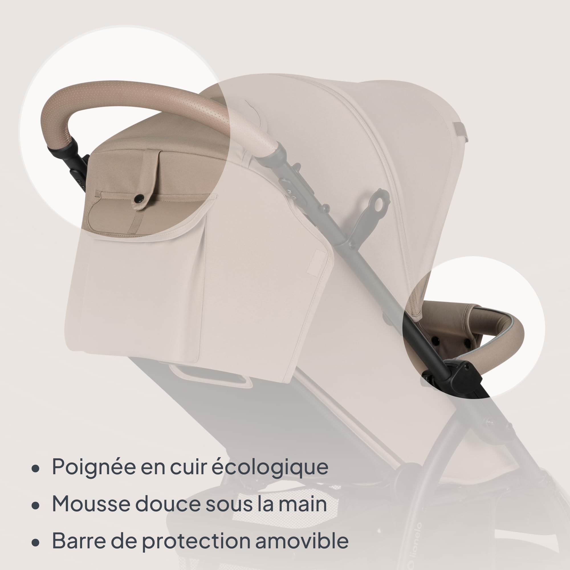 lionelo-annet-plus-poussette-beige-auvent-xxl-22-kg image 6