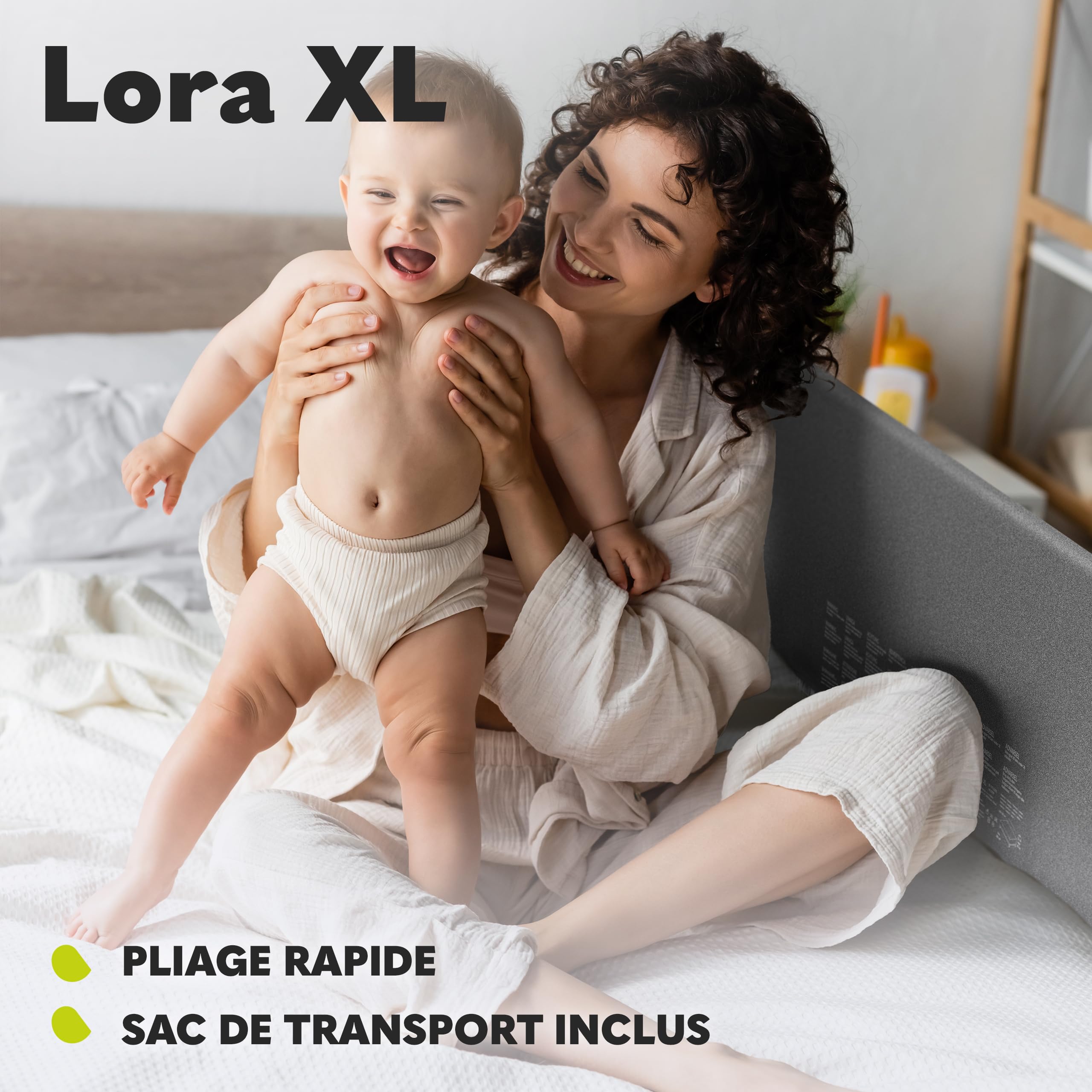 lionelo-lora-xl-barri-re-de-lit-150-cm-beige image 8