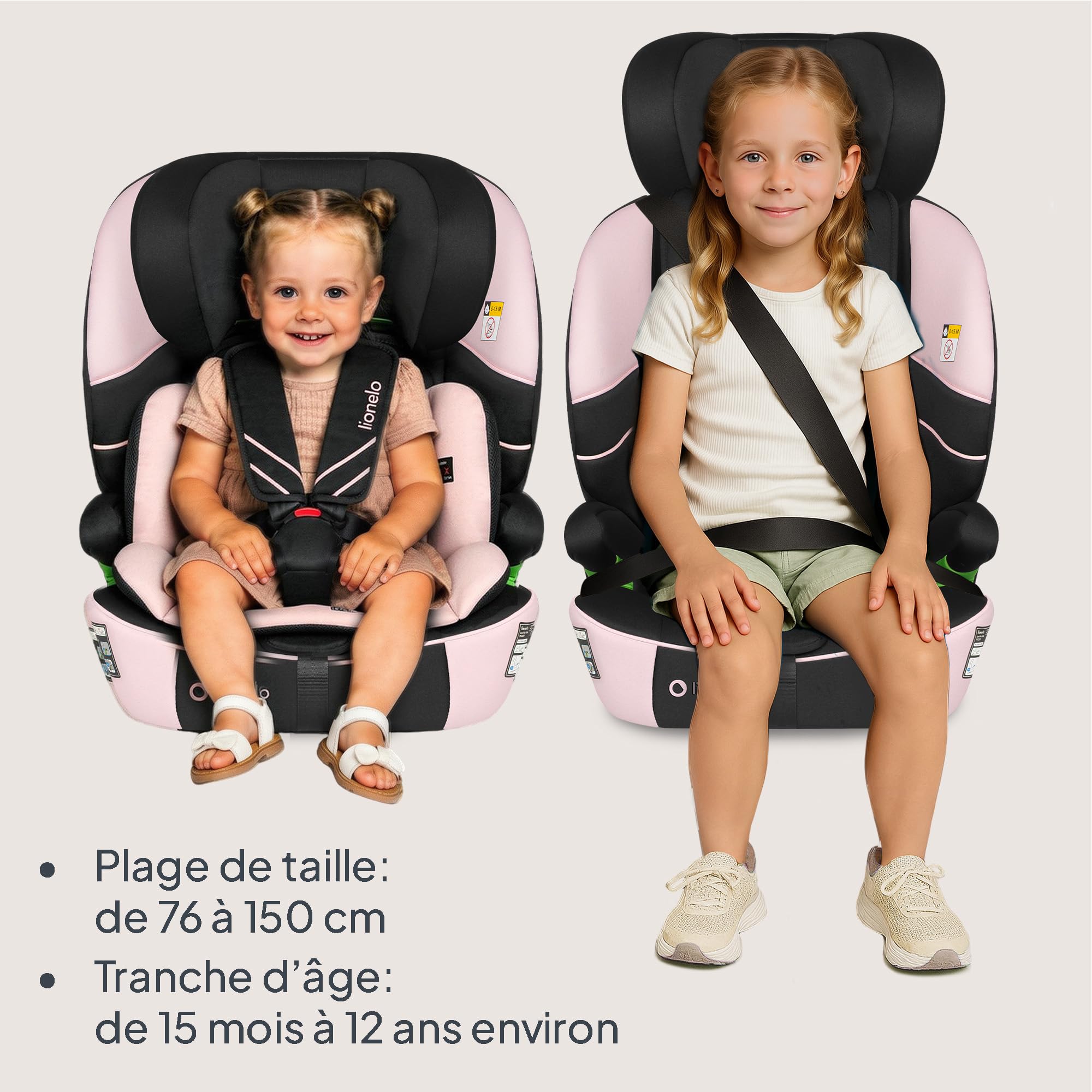 lionelo-levi-fix-i-size-si-ge-auto-rose-76-150-cm-isofix image 8