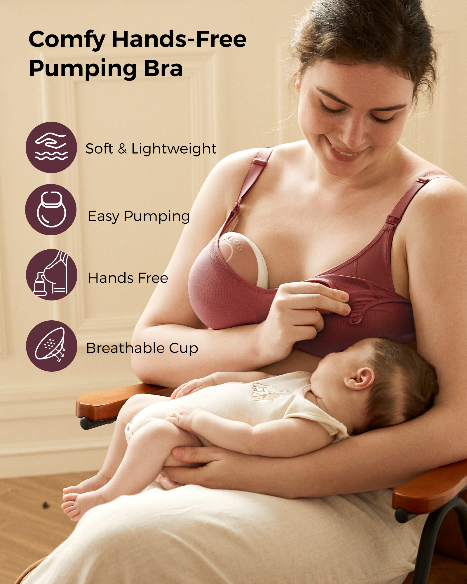 momcozy-m-series-soutien-gorge-tirage-tencel-rose-m image 3