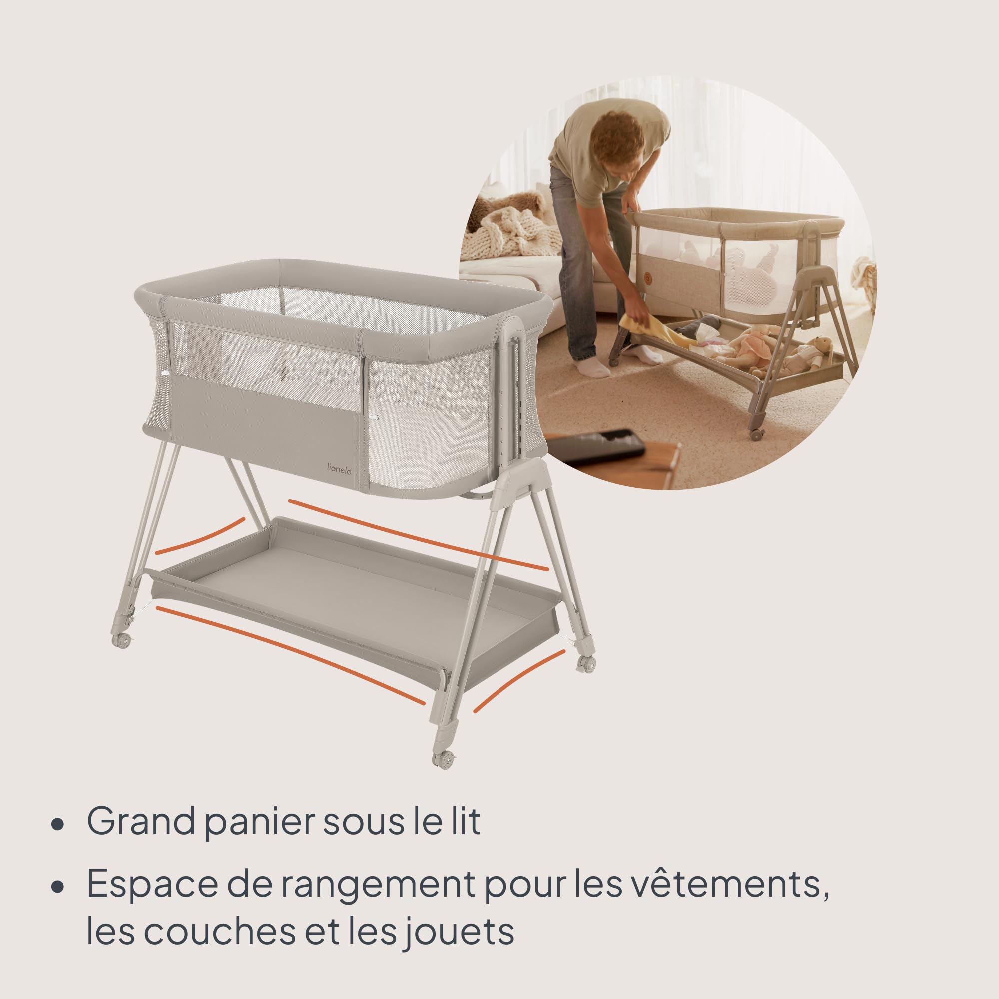 lionelo-luna-lit-cododo-beige-avec-matelas-r-glable image 3