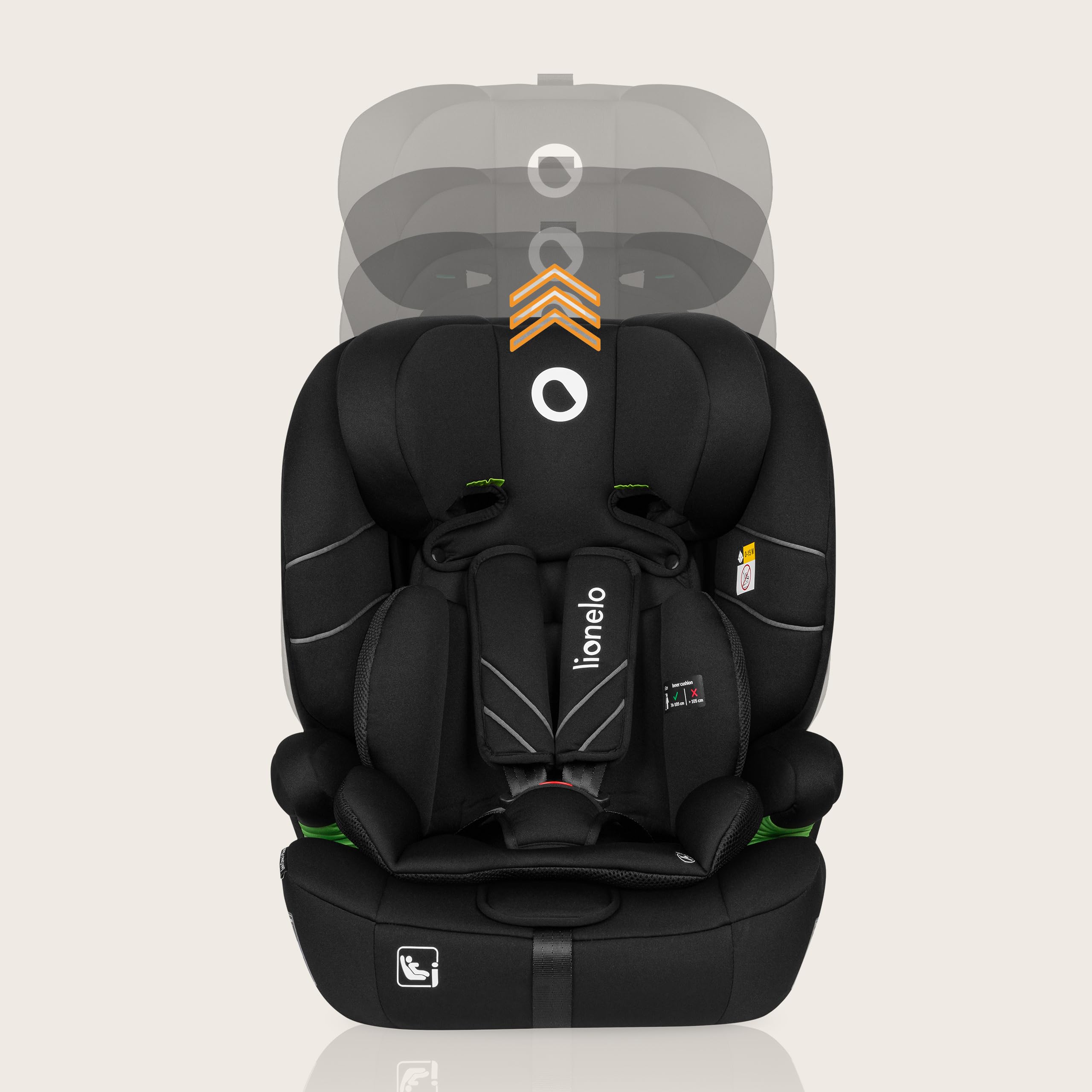 lionelo-levi-one-si-ge-auto-i-size-76-150-cm-noir image 6