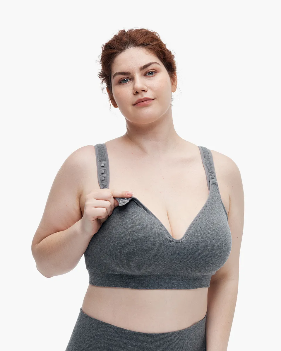momcozy-m-series-soutien-gorge-allaitement-coton-gris-m-maintien image 1