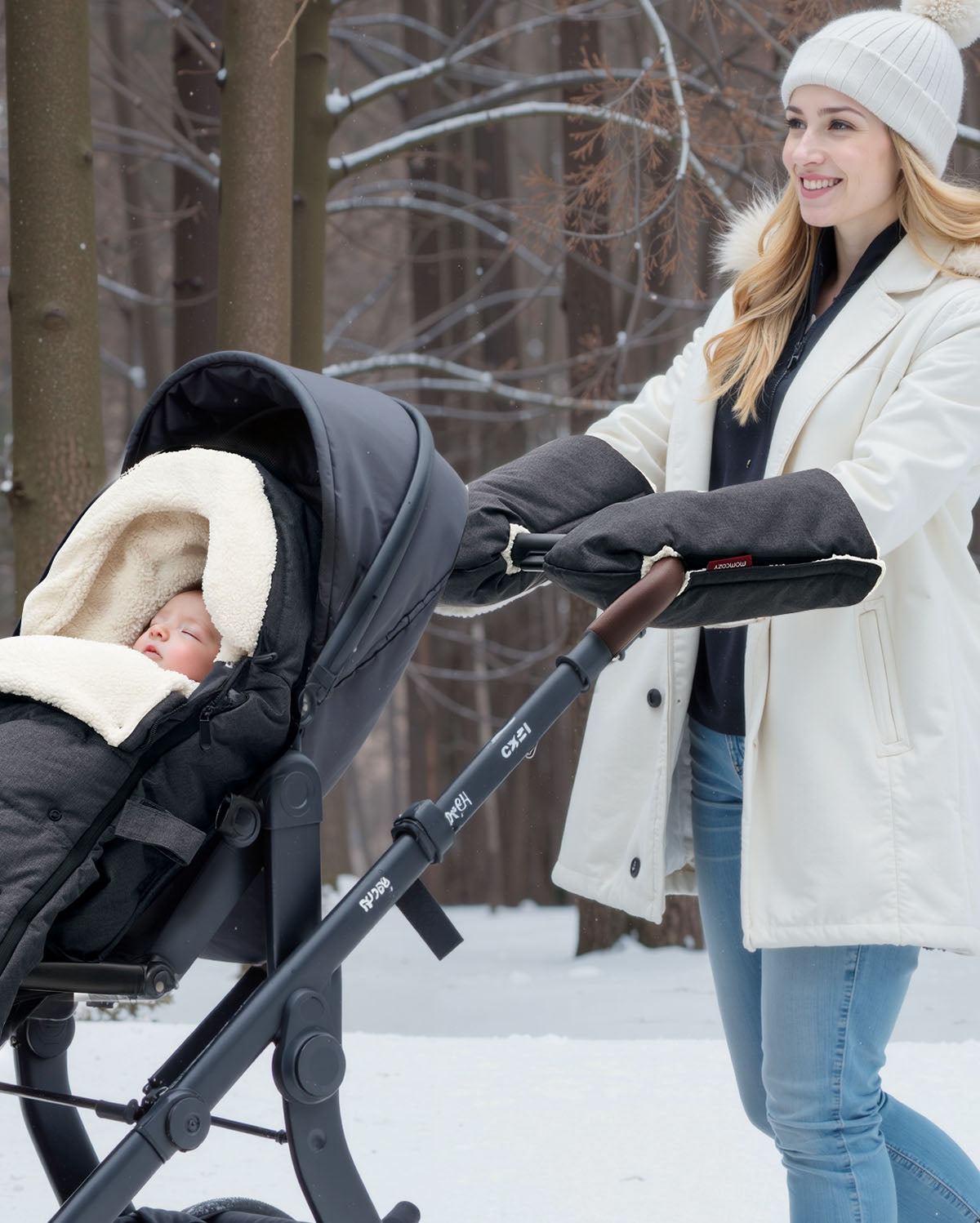 momcozy-m-series-manchon-poussette-chauffe-mains-noir-hiver image 2