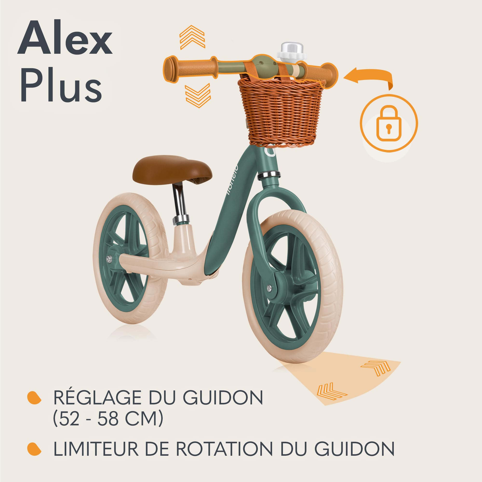 lionelo-alex-plus-draisienne-enfant-green-forest-12-pouces image 4