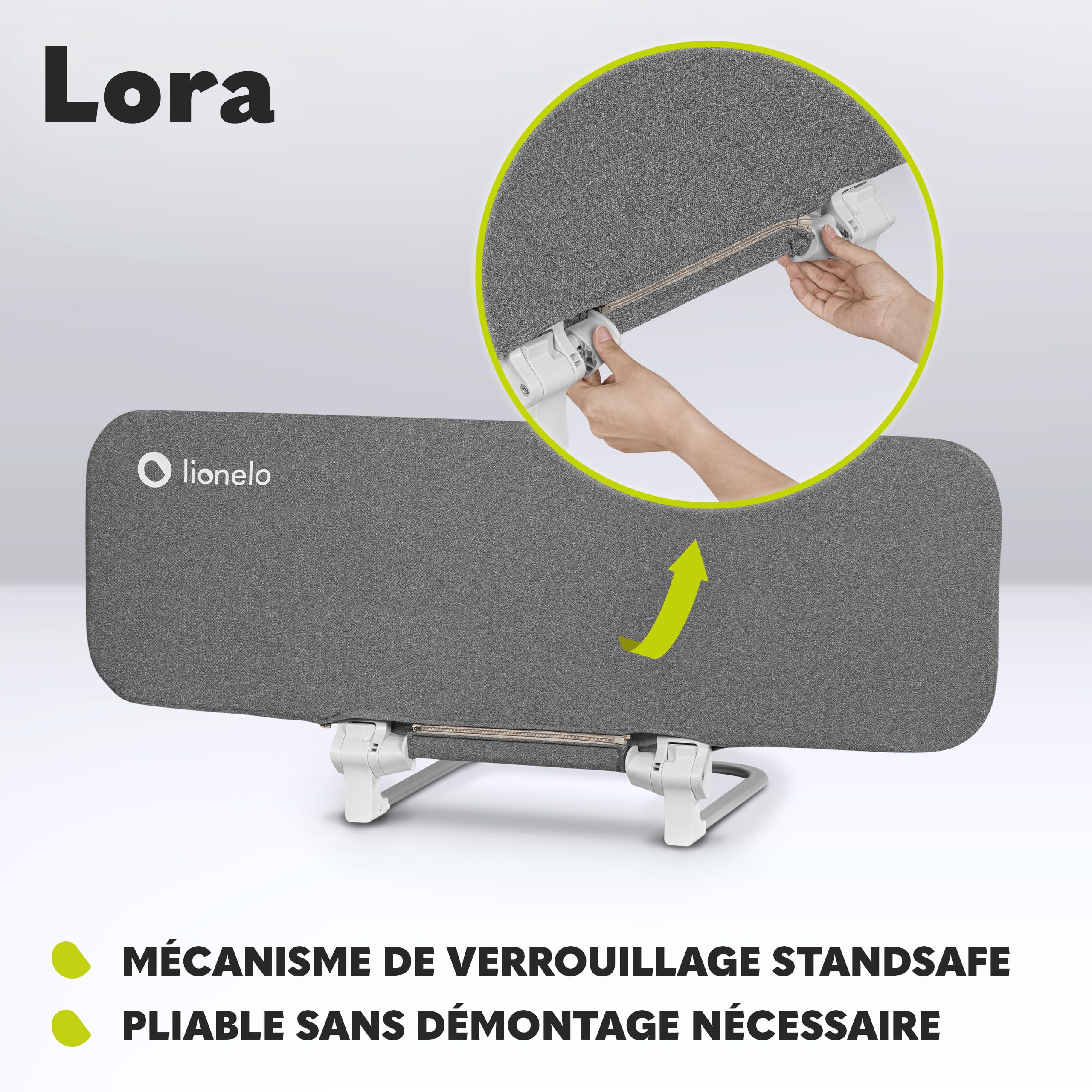 lionelo-lora-barri-re-de-lit-b-b-pliable-gris-105-cm image 7