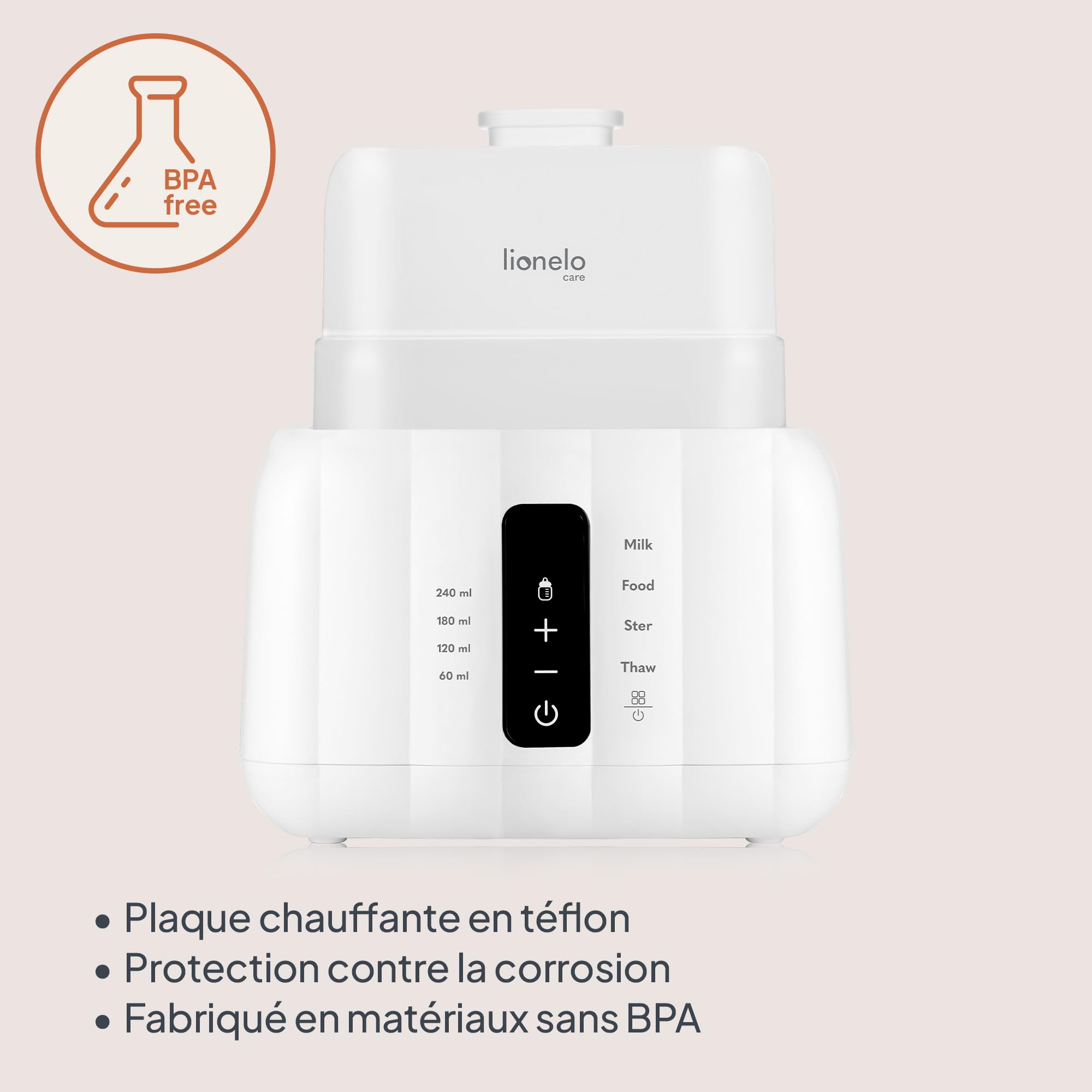 lionelo-thermup-duo-chauffe-biberon-6-en-1-blanc-double image 8