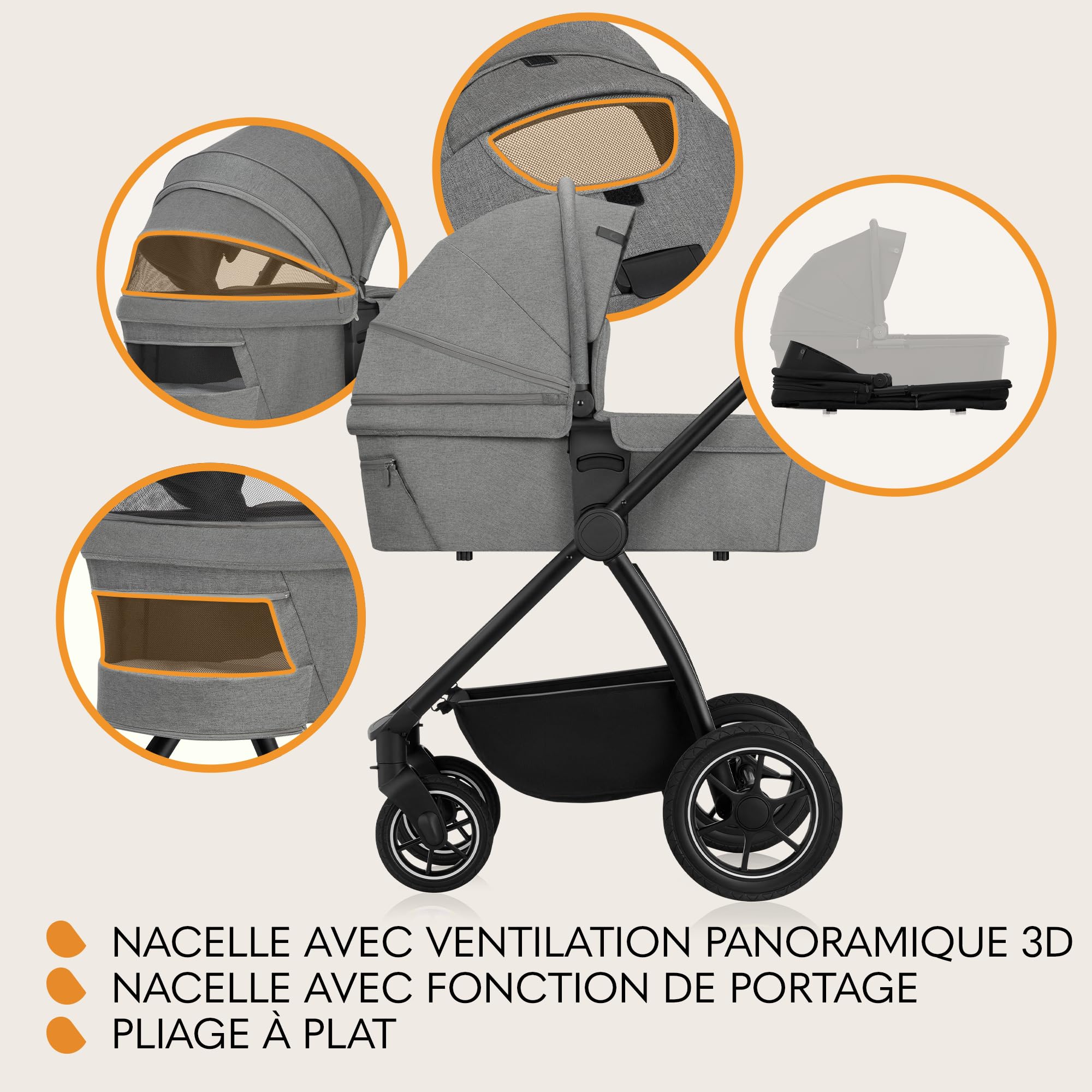 lionelo-meril-poussette-3-en-1-gris-nacelle-astrid-i-size image 7
