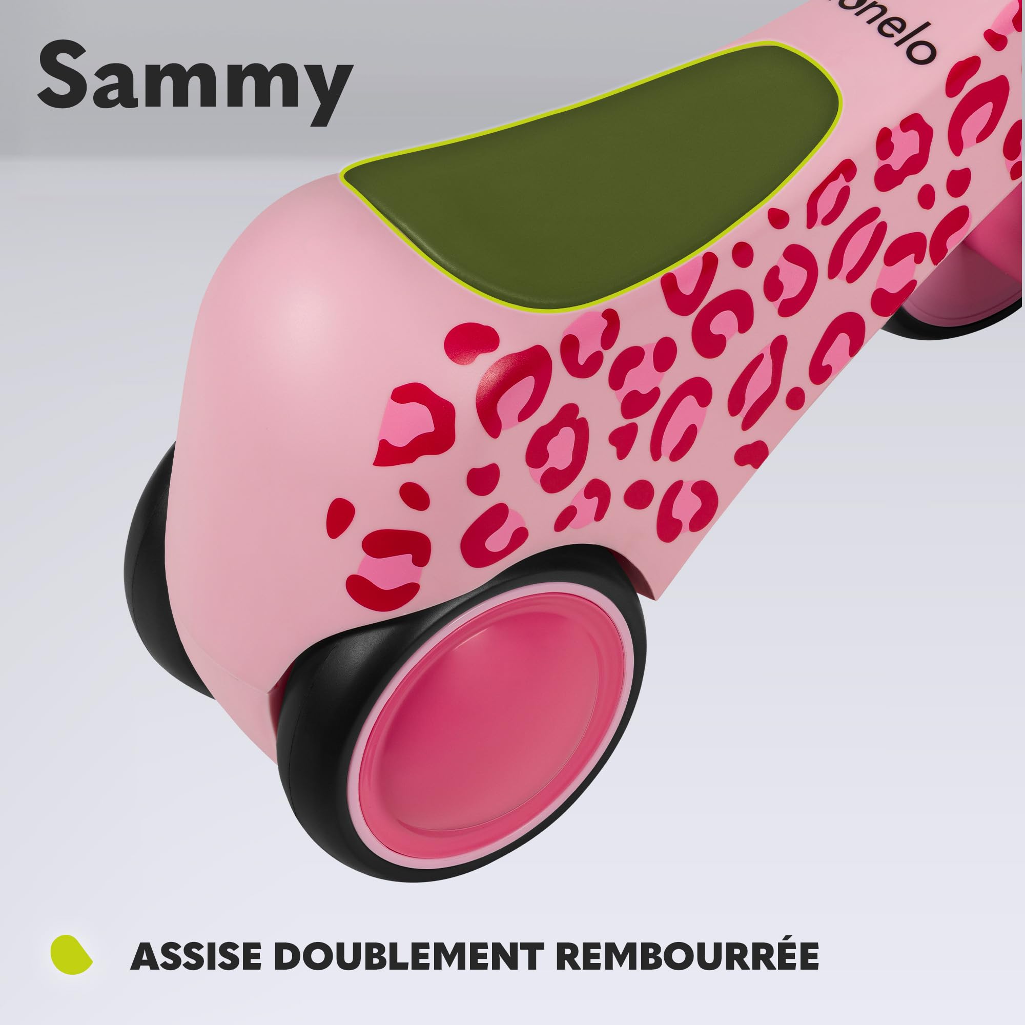 lionelo-sammy-draisienne-b-b-4-roues-rose-led image 4