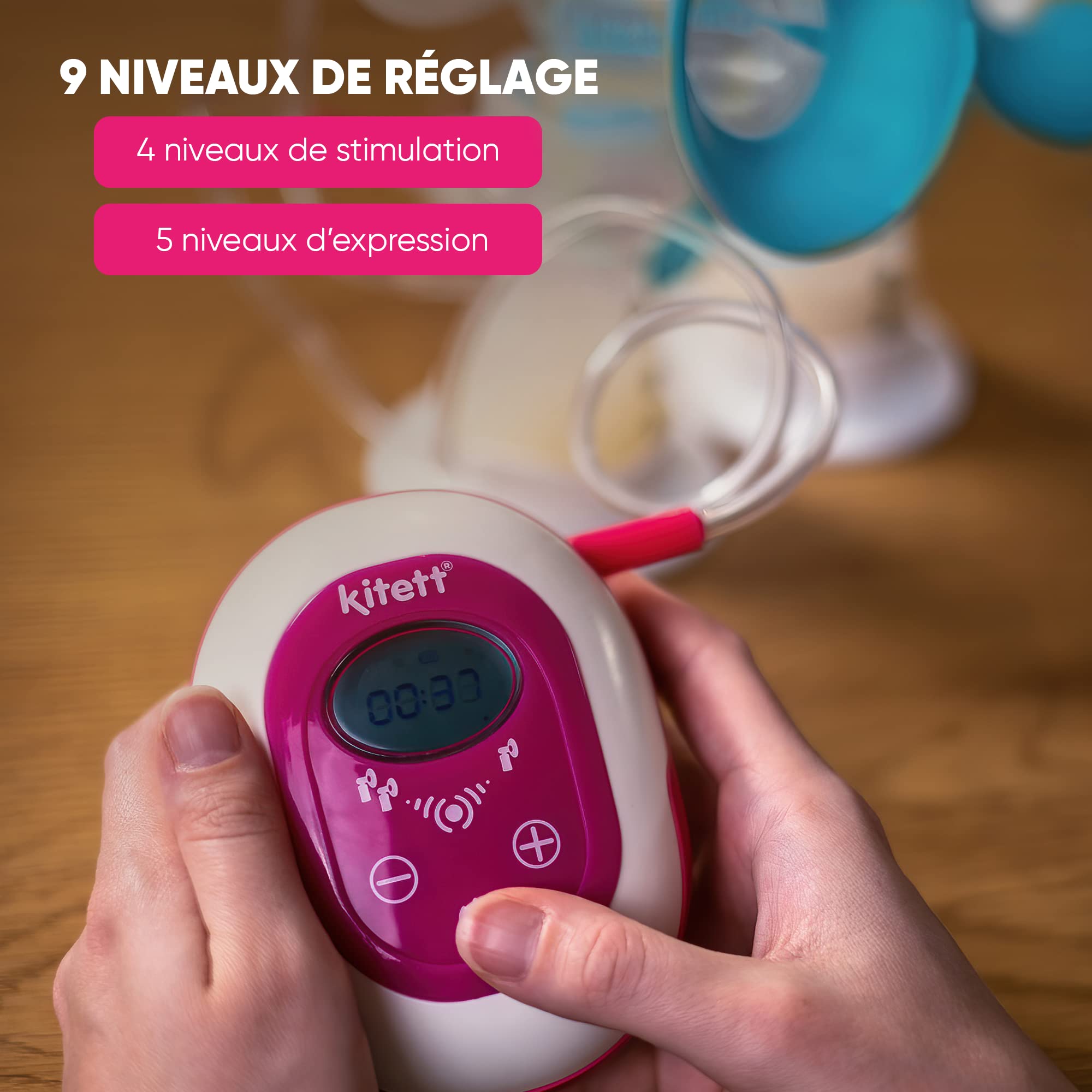kitett-minikit-double-tire-lait-lectrique-t-terelle-30-mm-9-niveaux image 7