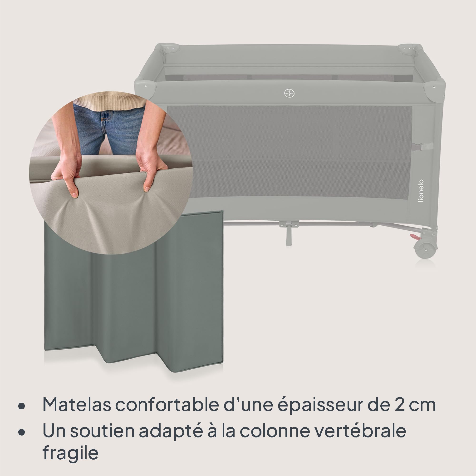 lionelo-ellen-lit-voyage-cododo-vert-3-en-1-15-kg image 4