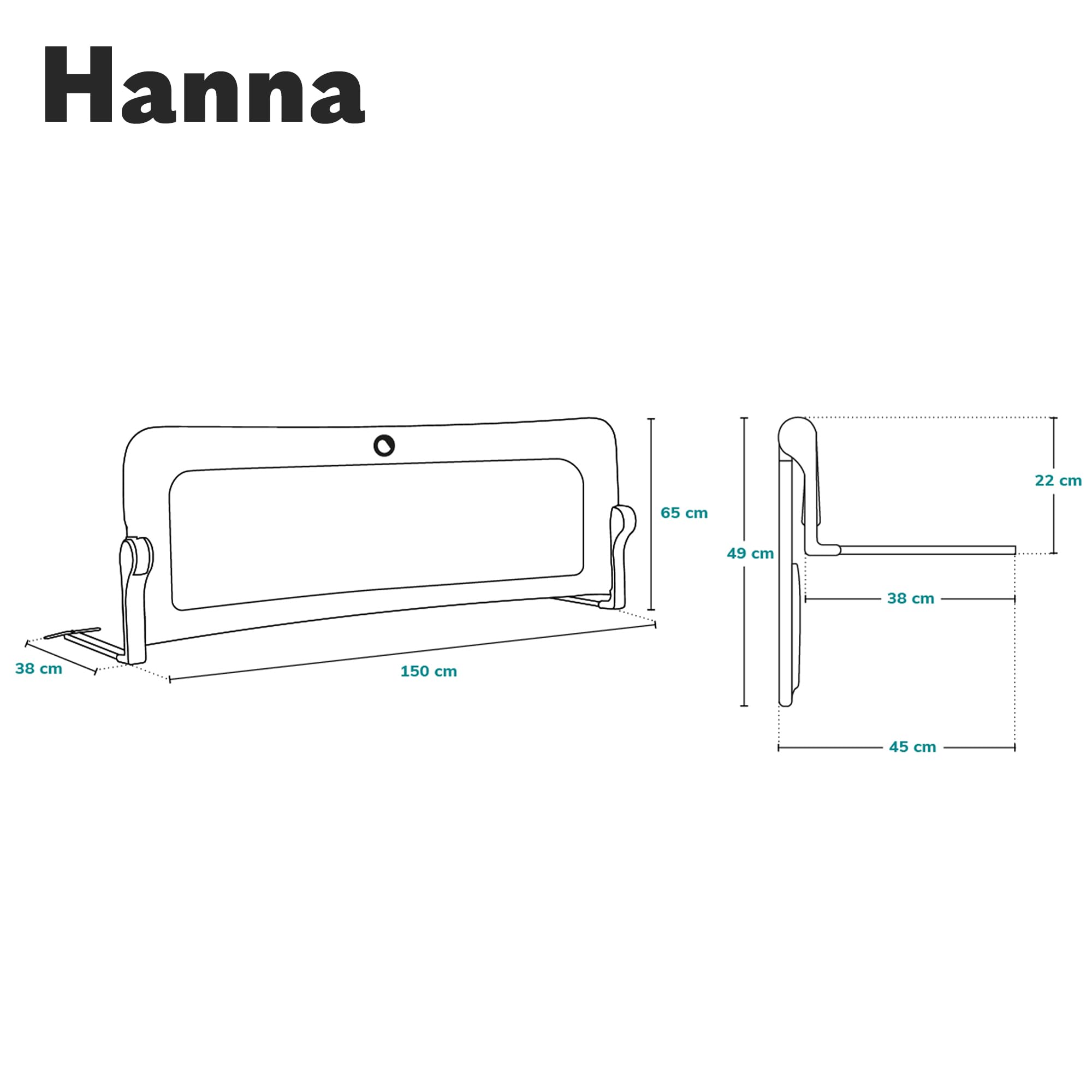 lionelo-hanna-barri-re-de-lit-150-cm-pliable-filet image 6