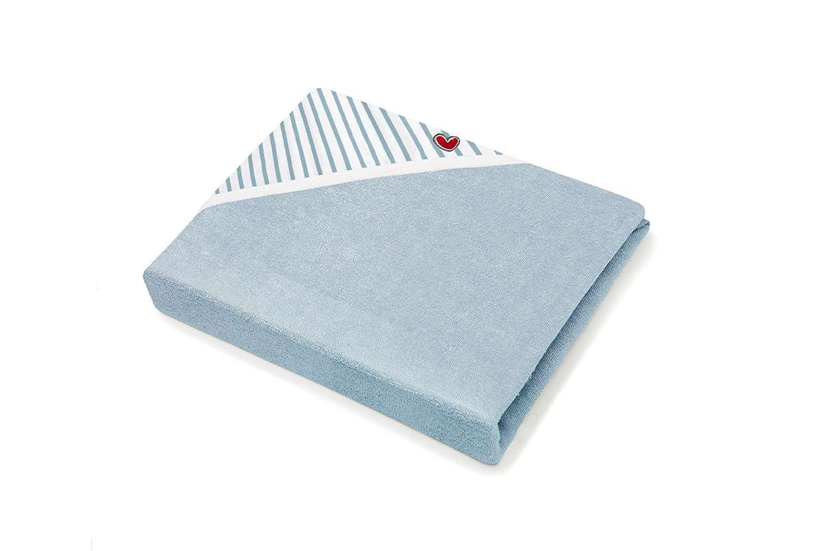 babytolove-serviettes-papillon-sortie-de-bain-blue-stripes-bambou image 1