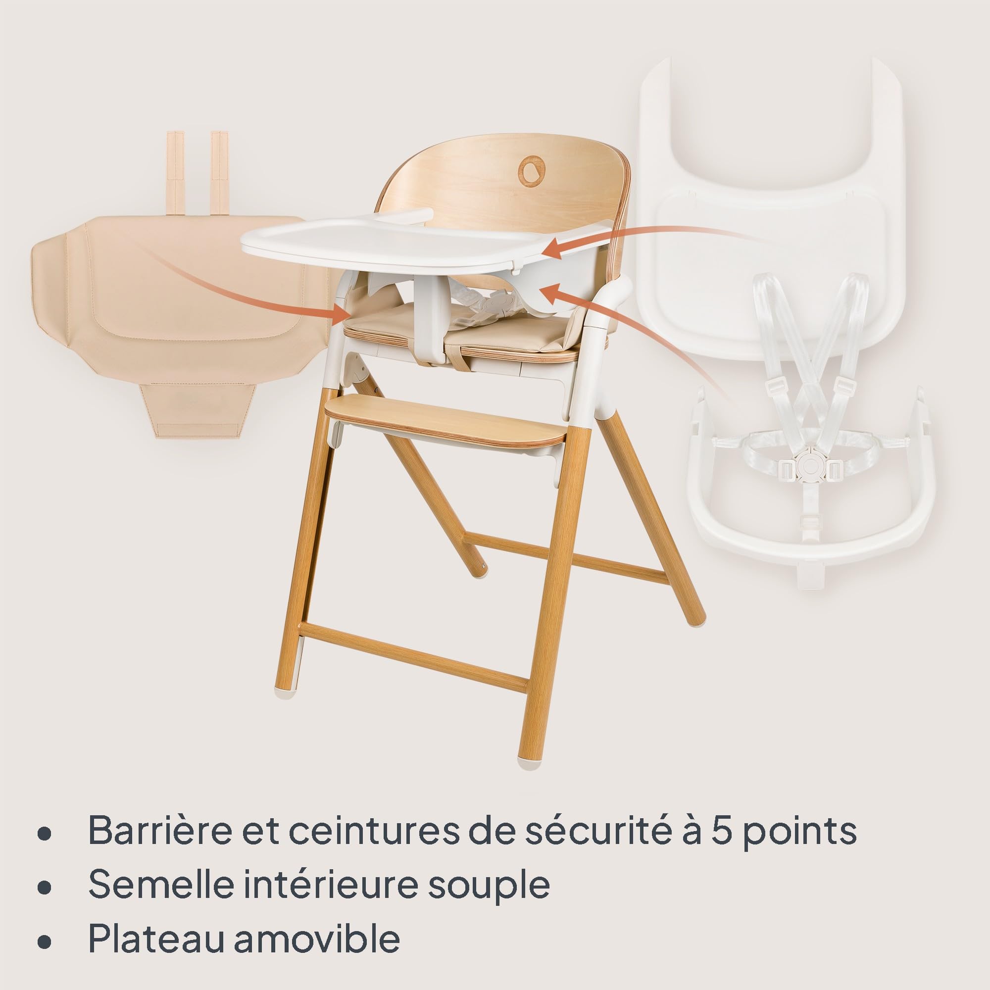 lionelo-celia-set-chaise-haute-b-b-4-en-1-avec-transat image 8