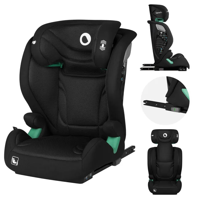 lionelo-igo-i-size-si-ge-auto-noir-100-150-cm-isofix image 1