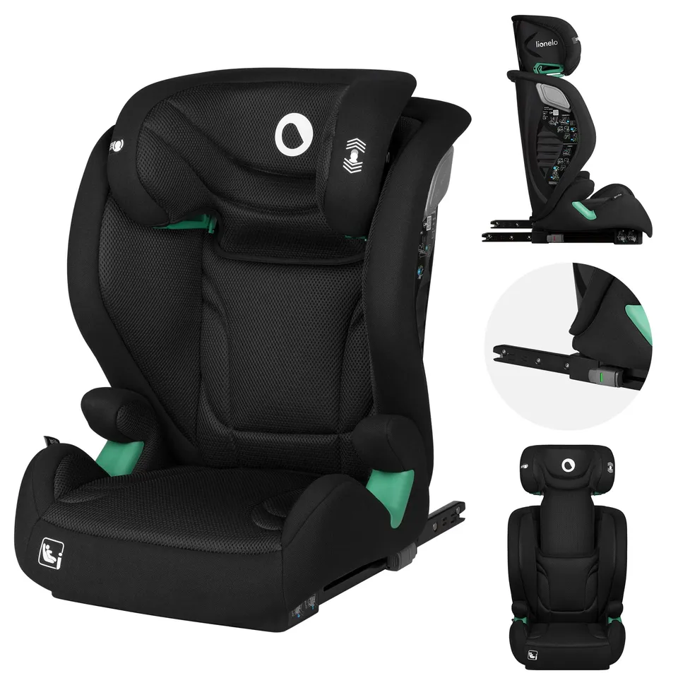 lionelo-igo-i-size-si-ge-auto-noir-100-150-cm-isofix image 1