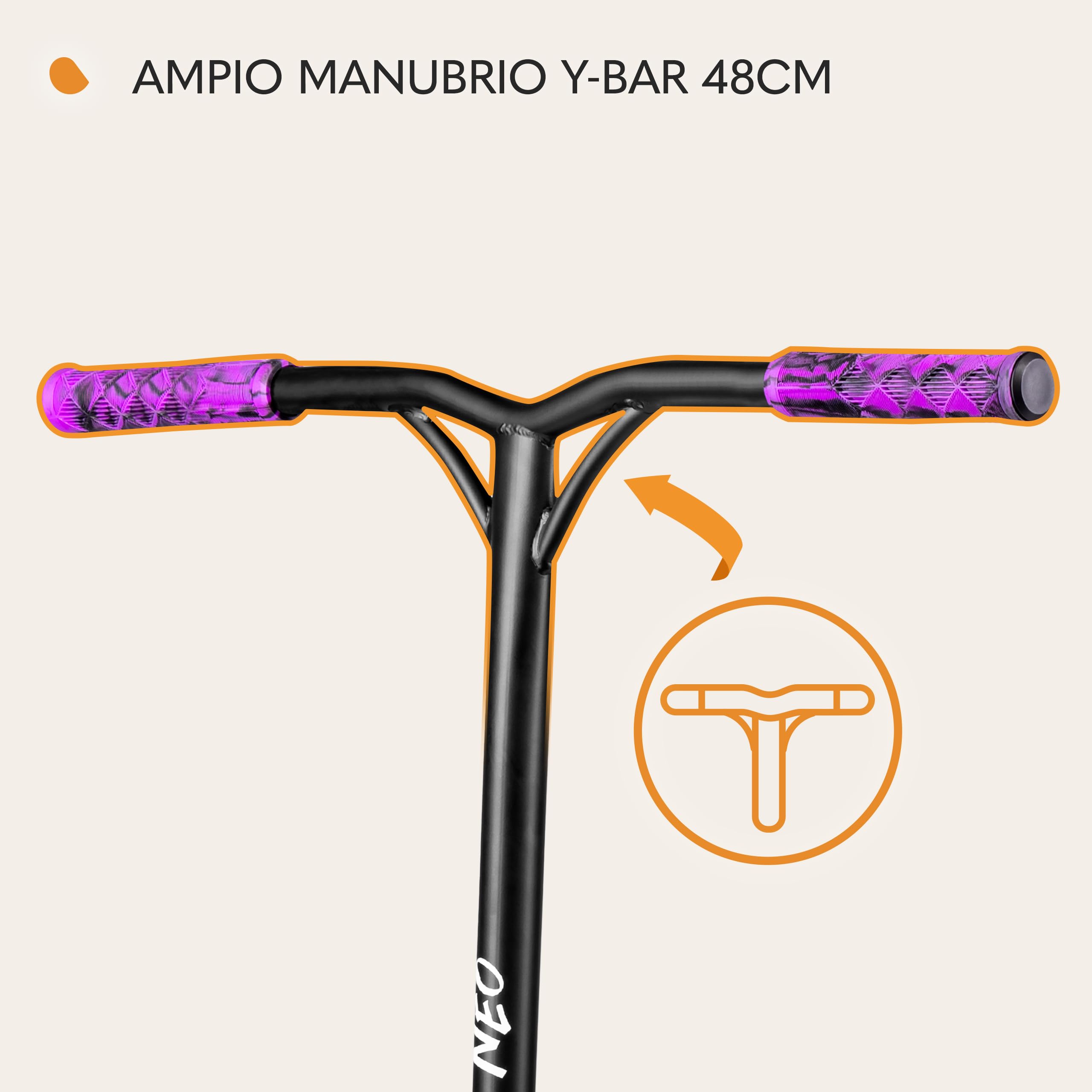 lionelo-whizz-neo-trottinette-freestyle-carbon-multicolor image 4