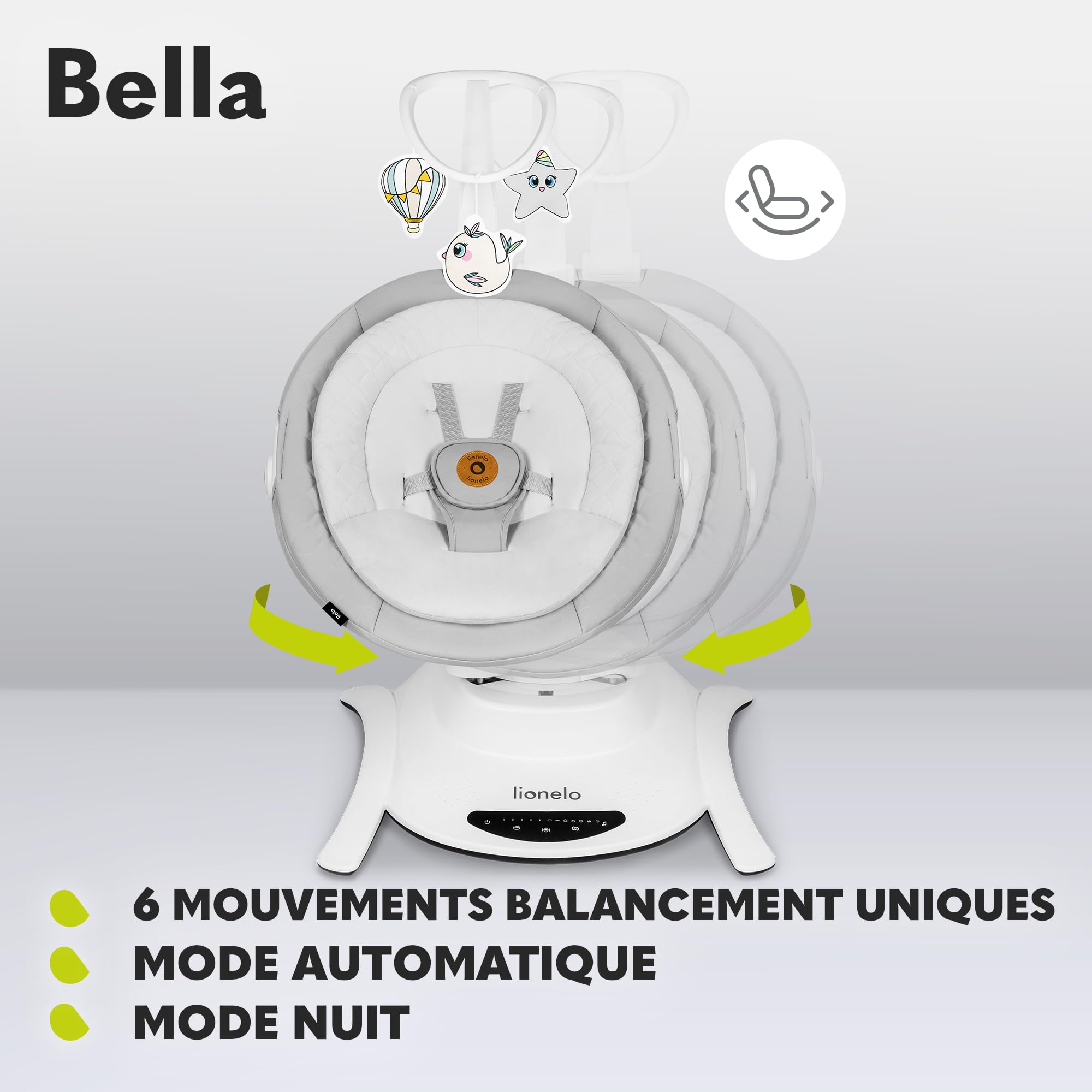 lionelo-bella-balancelle-lectrique-360-9-kg image 8