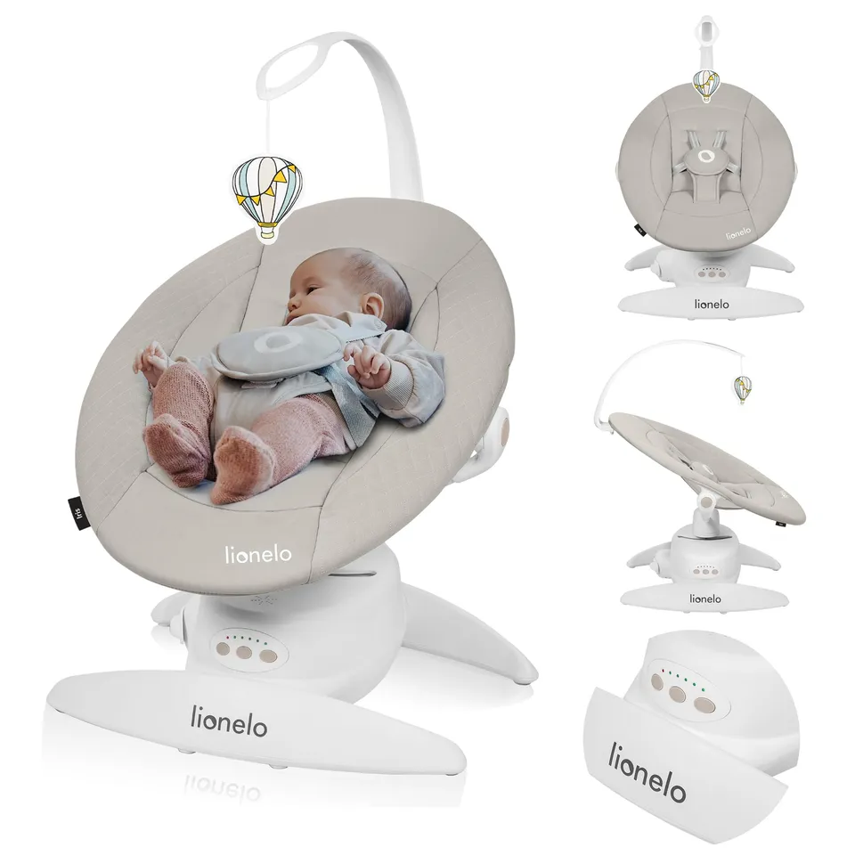 lionelo-iris-transat-balancelle-lectrique-beige-9-kg image 1