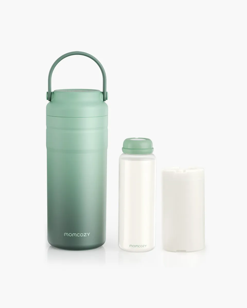 momcozy-glaci-re-lait-maternel-portable-355-ml-vert image 1