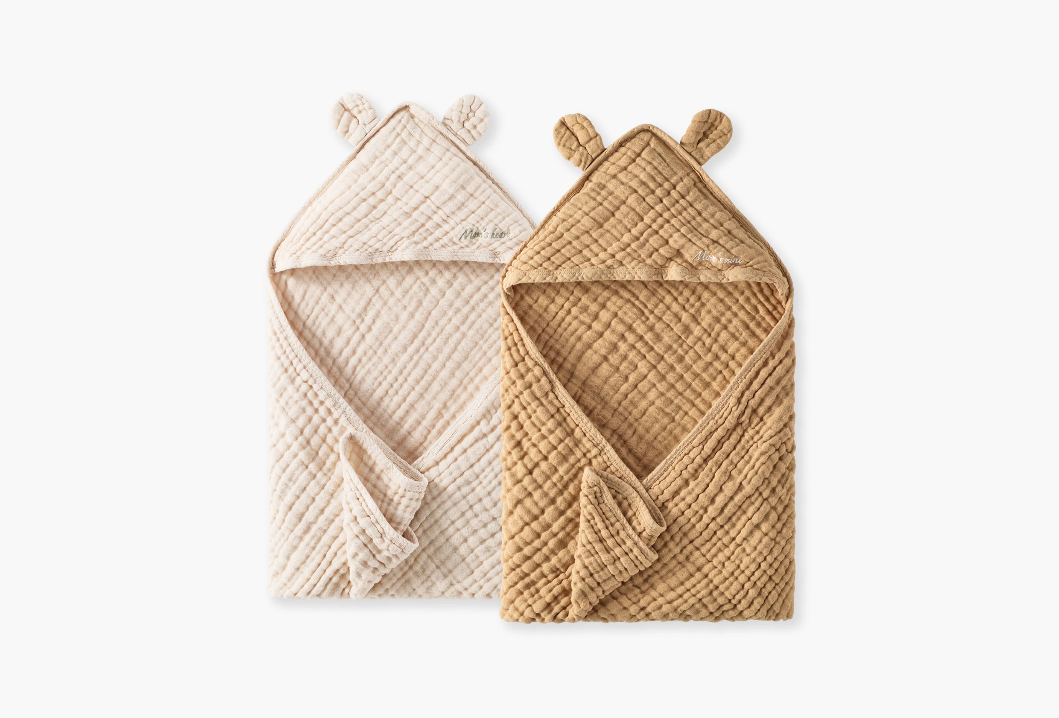 momcozy-m-series-lot-2-capes-de-bain-b-b-lemon-leaves-71x71 image 6