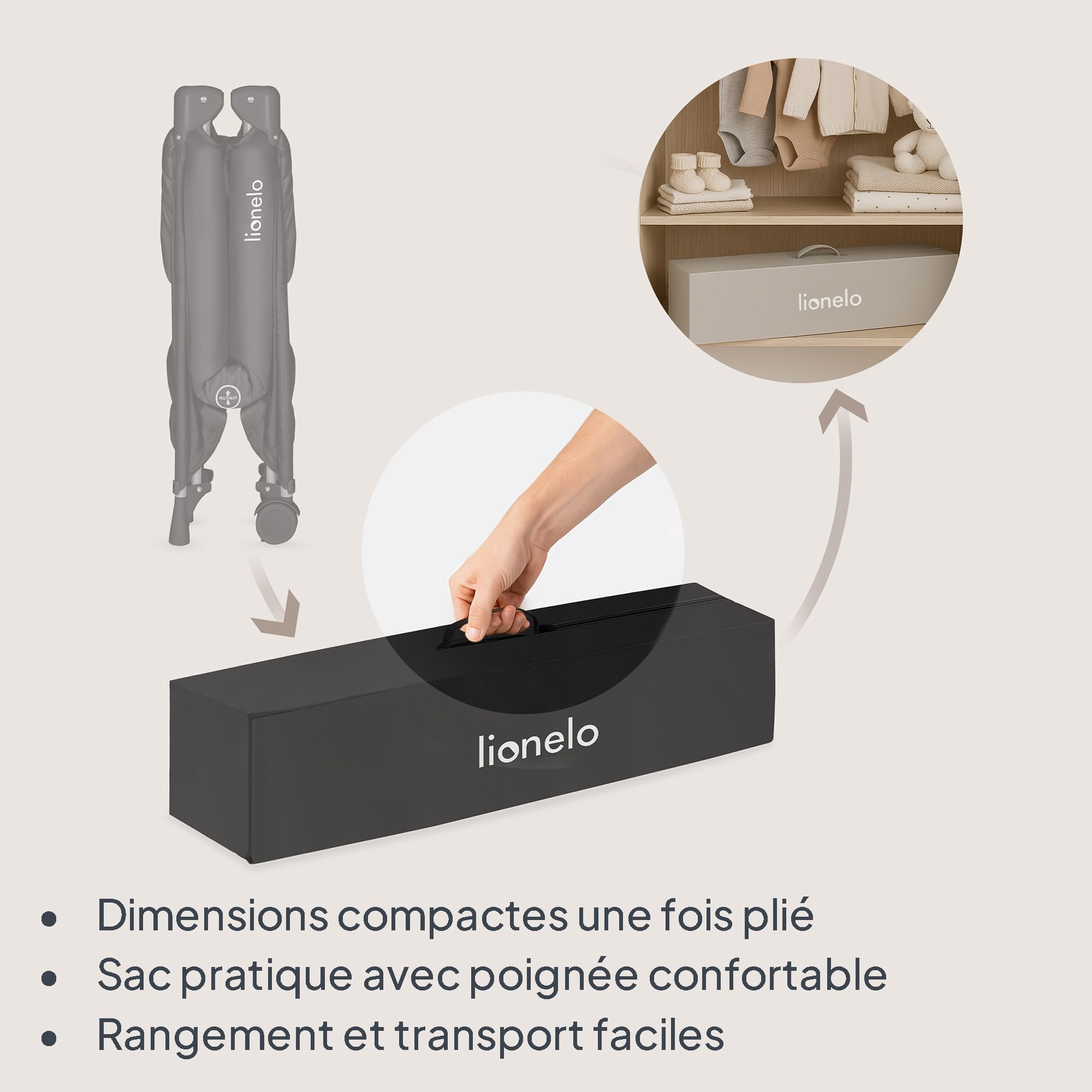 lionelo-amelie-lit-parapluie-b-b-pliable-noir-15-kg image 8