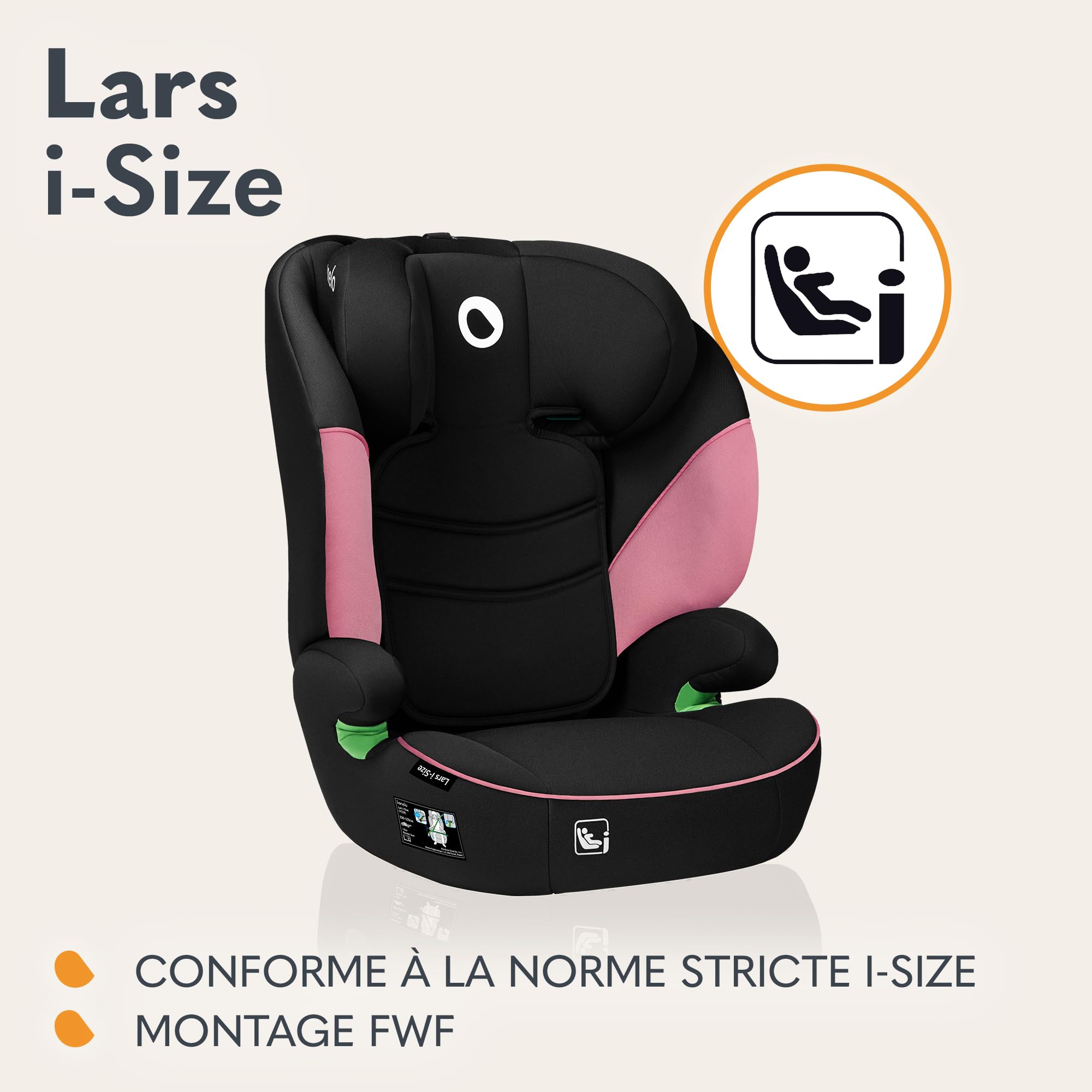 lionelo-lars-si-ge-auto-i-size-rose-100-150-cm-r129 image 3