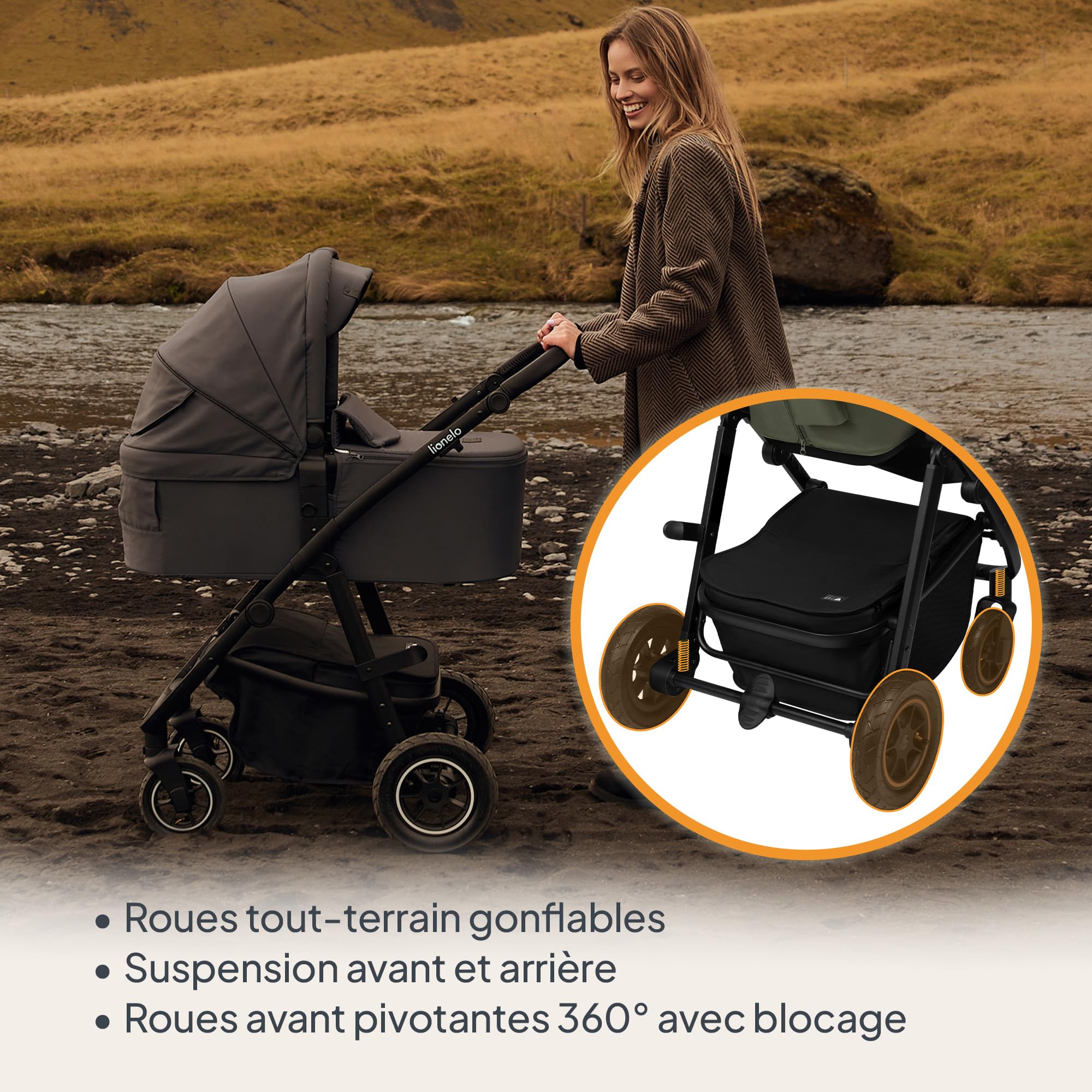 lionelo-amber-plus-poussette-3-en-1-verte-22-kg image 3