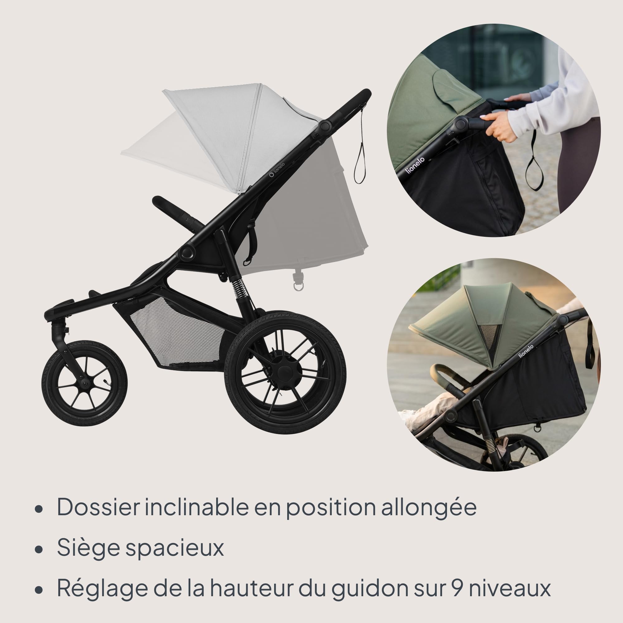 lionelo-azura-poussette-jogging-3-roues-6-mois-22-kg image 8