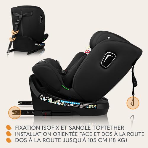 lionelo-brave-i-size-si-ge-auto-pivotant-360-noir-40-150-cm image 5
