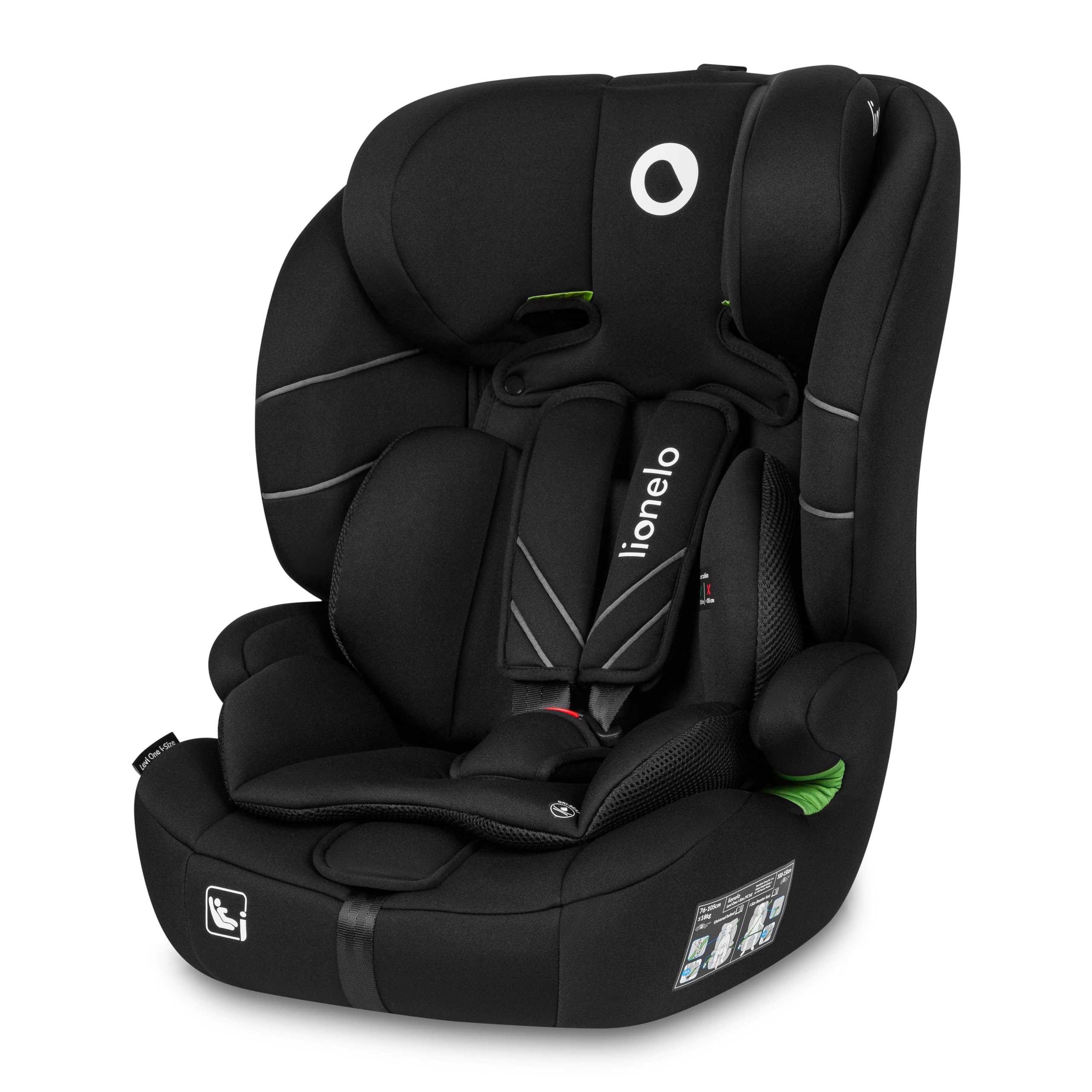 lionelo-levi-one-si-ge-auto-i-size-76-150-cm-noir image 1
