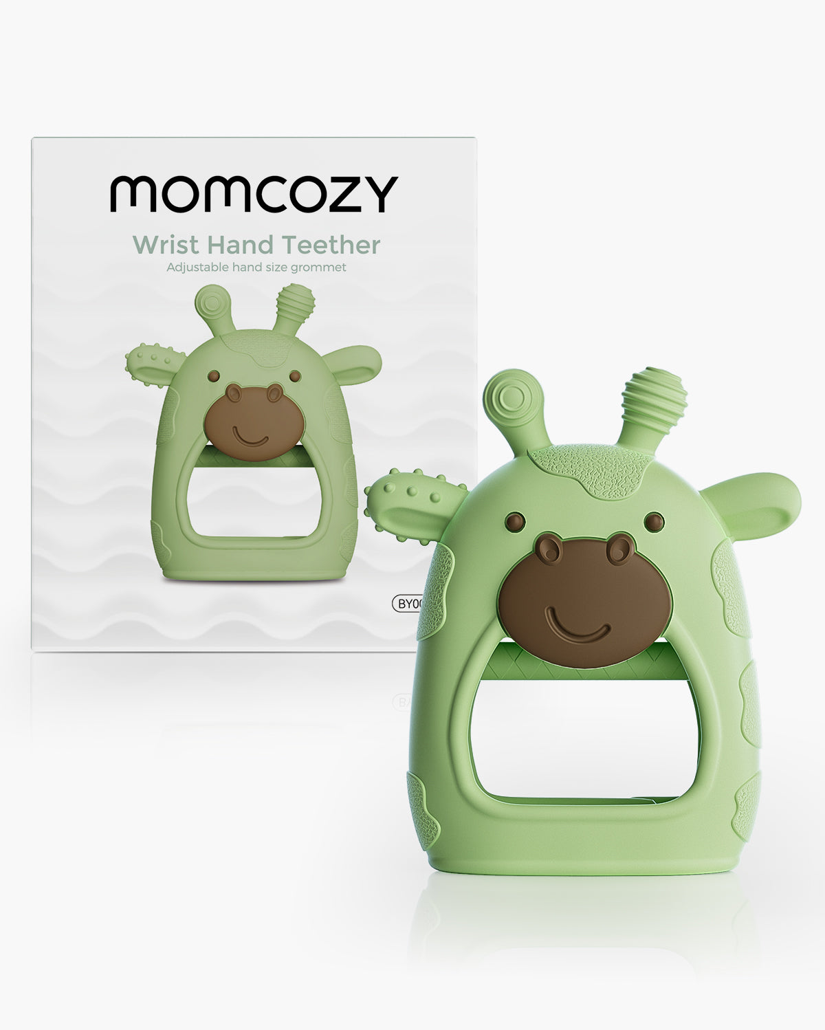 momcozy-m-series-jouets-dentition-b-b-vert-silicone image 2