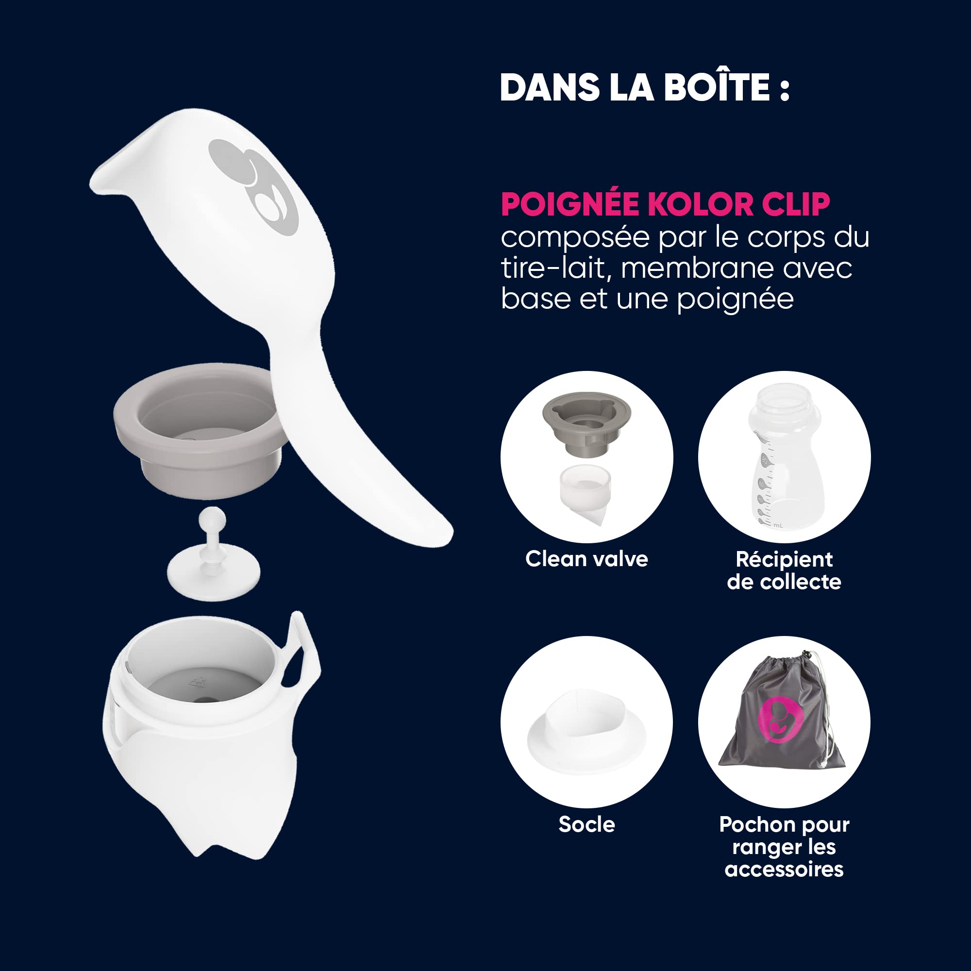 kitett-kolor-clip-poign-e-tire-lait-manuel-ergonomique image 3