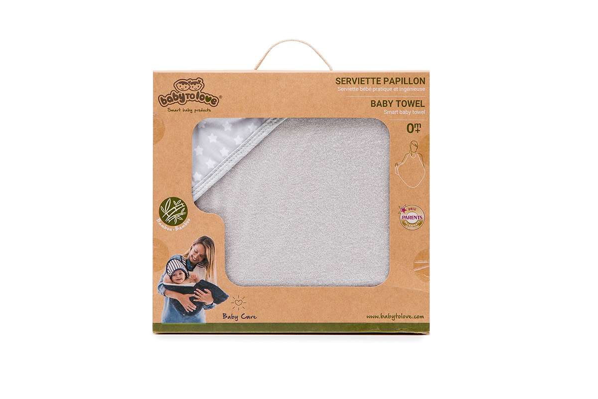 babytolove-serviettes-papillon-white-stars-sortie-de-bain-bambou image 7