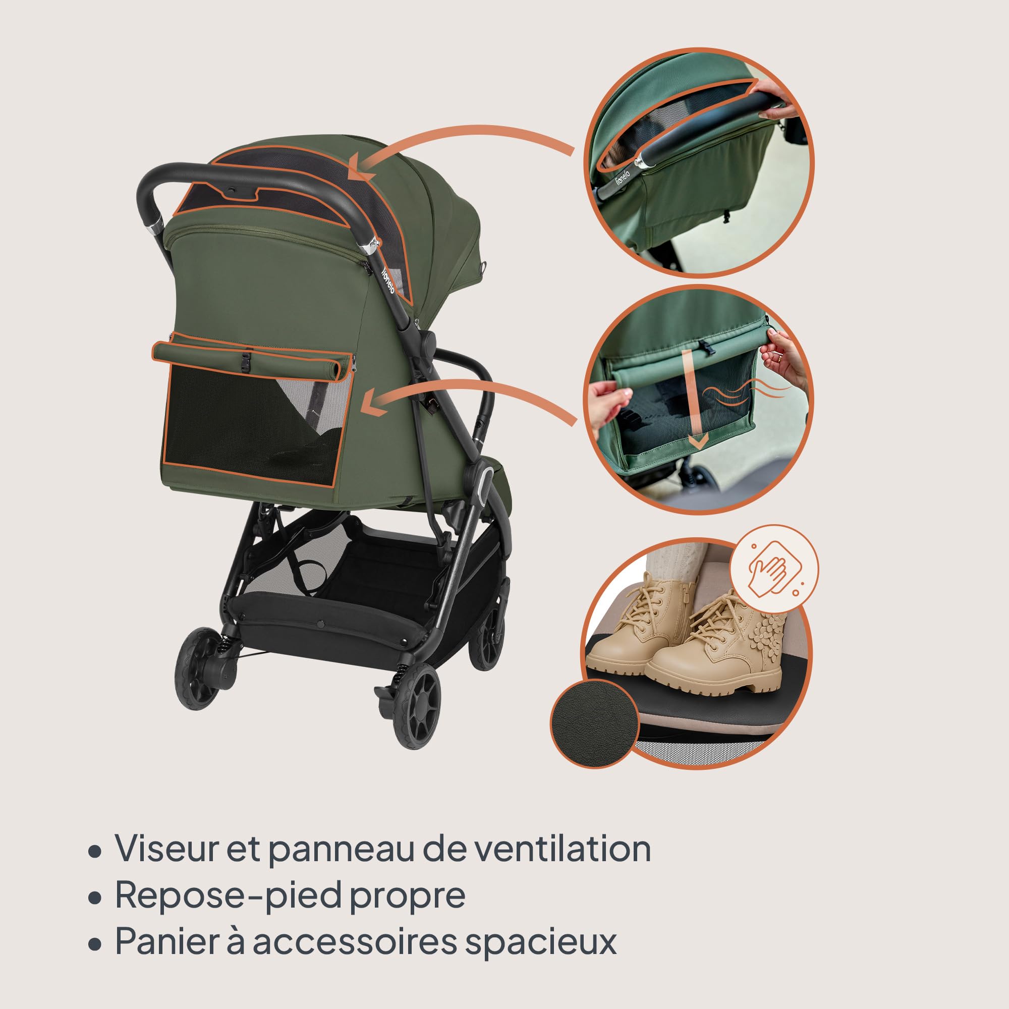 lionelo-bess-poussette-canne-l-g-re-verte-7-5-kg-jusqu-22-kg image 7
