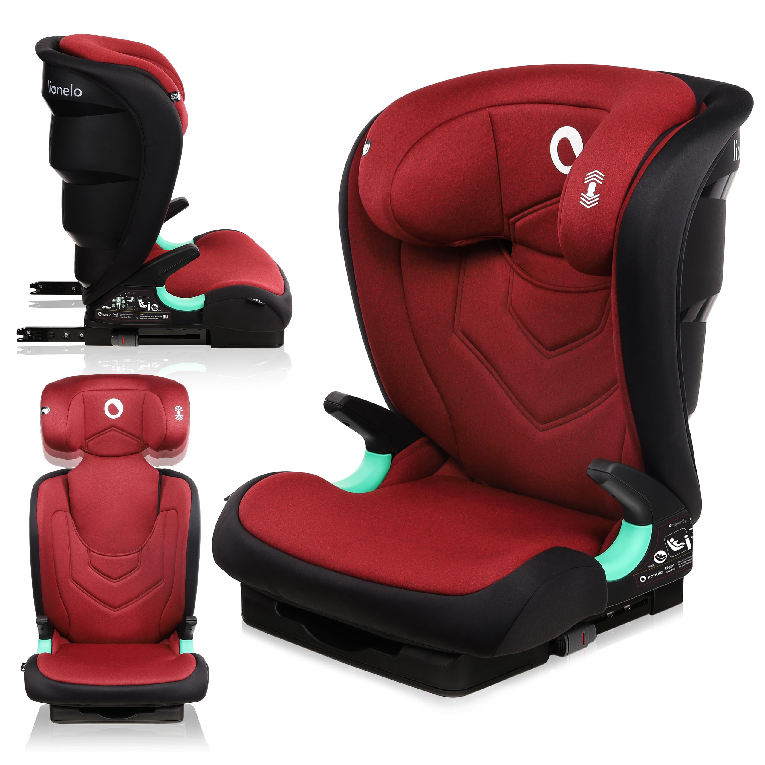 lionelo-neal-si-ge-auto-isofix-i-size-15-36-kg-rouge image 1