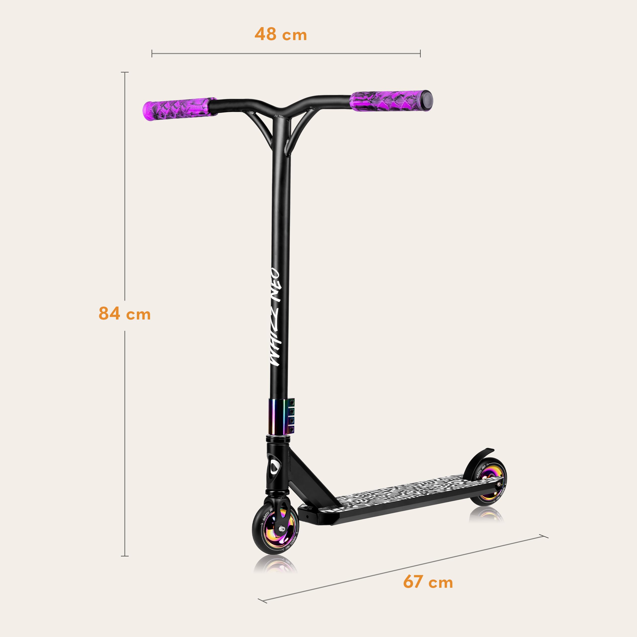 lionelo-whizz-neo-trottinette-freestyle-carbon-multicolor image 8