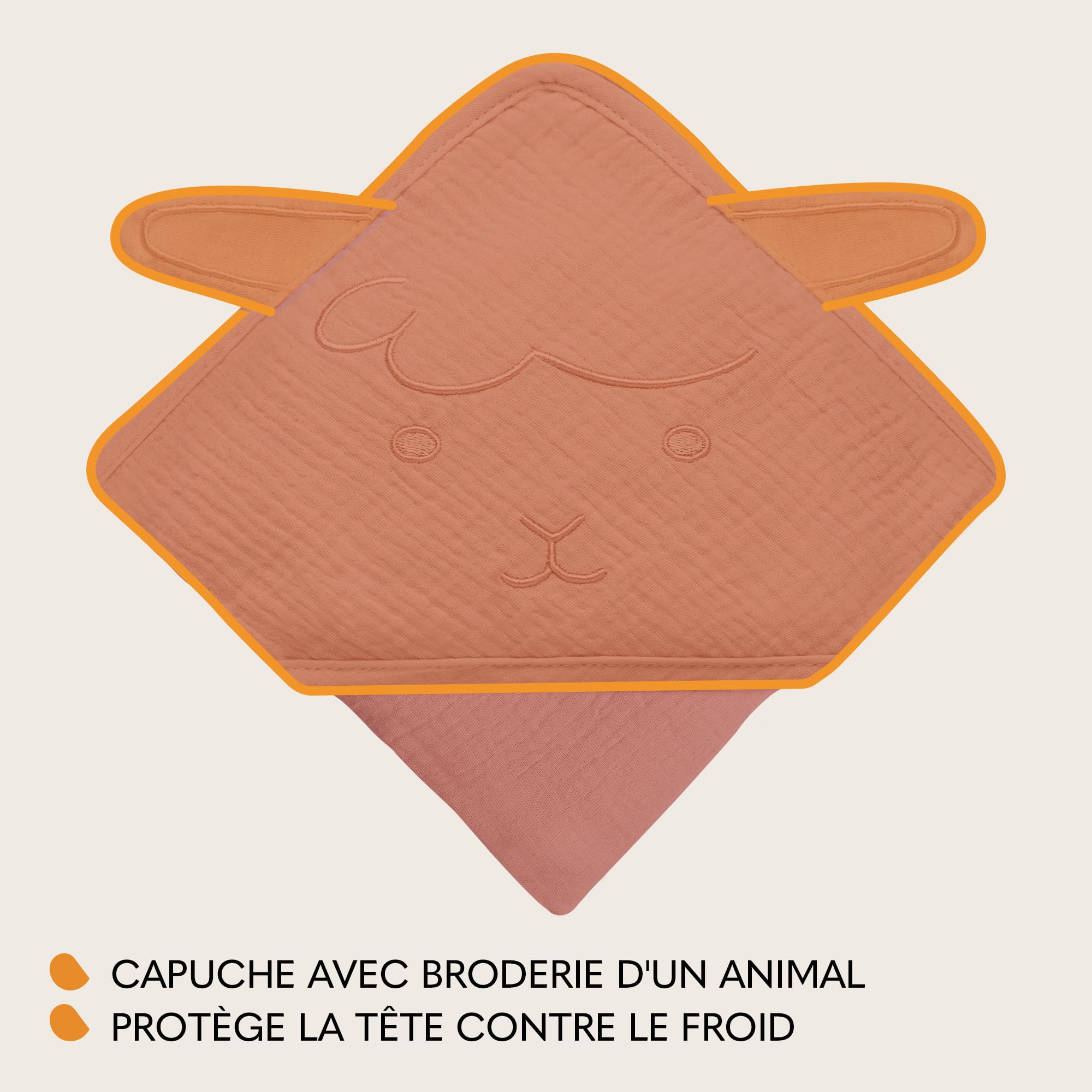 lionelo-cape-de-bain-b-b-mousseline-80x80-cm-rouge-corail image 6
