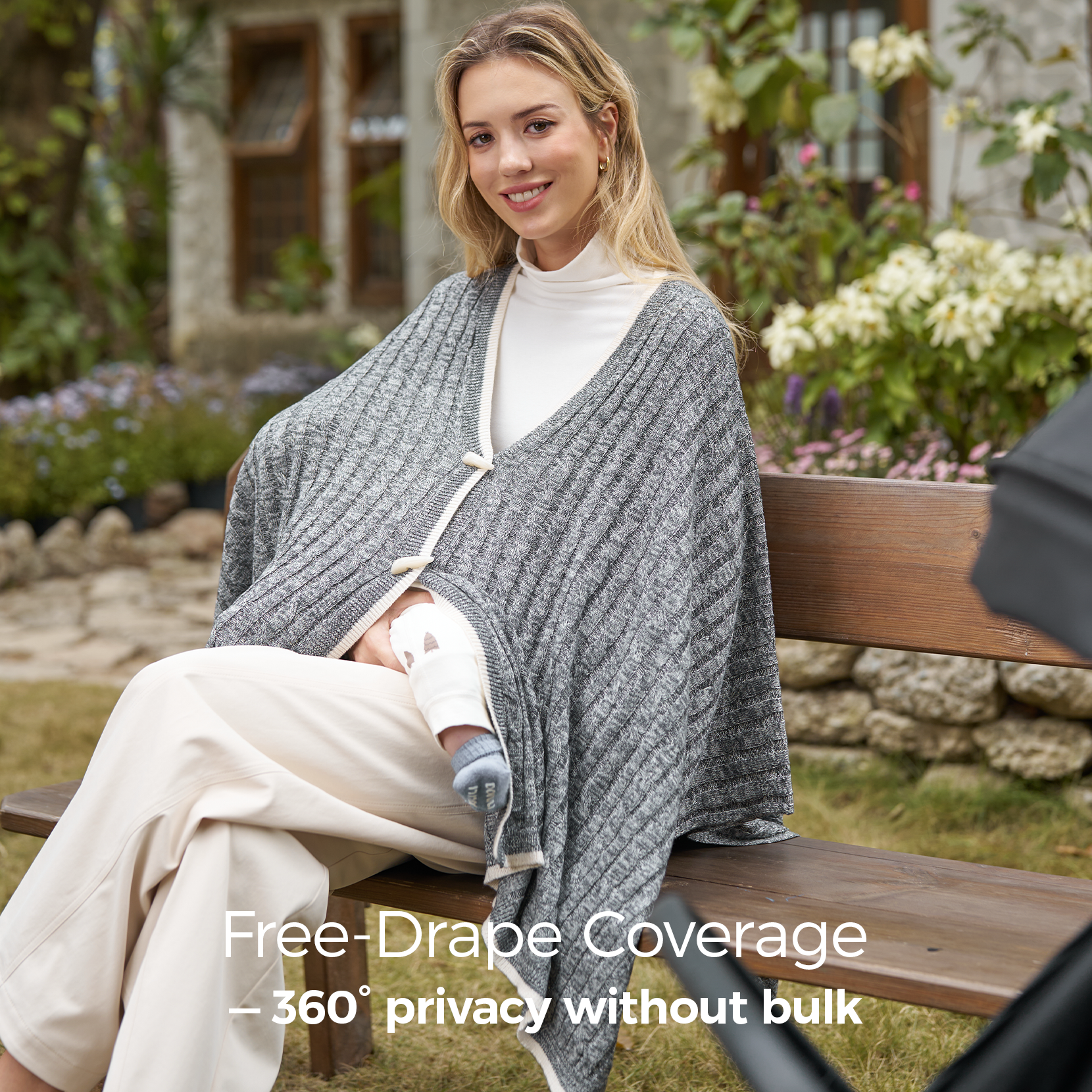 momcozy-m-series-couverture-allaitement-laine-gris image 2