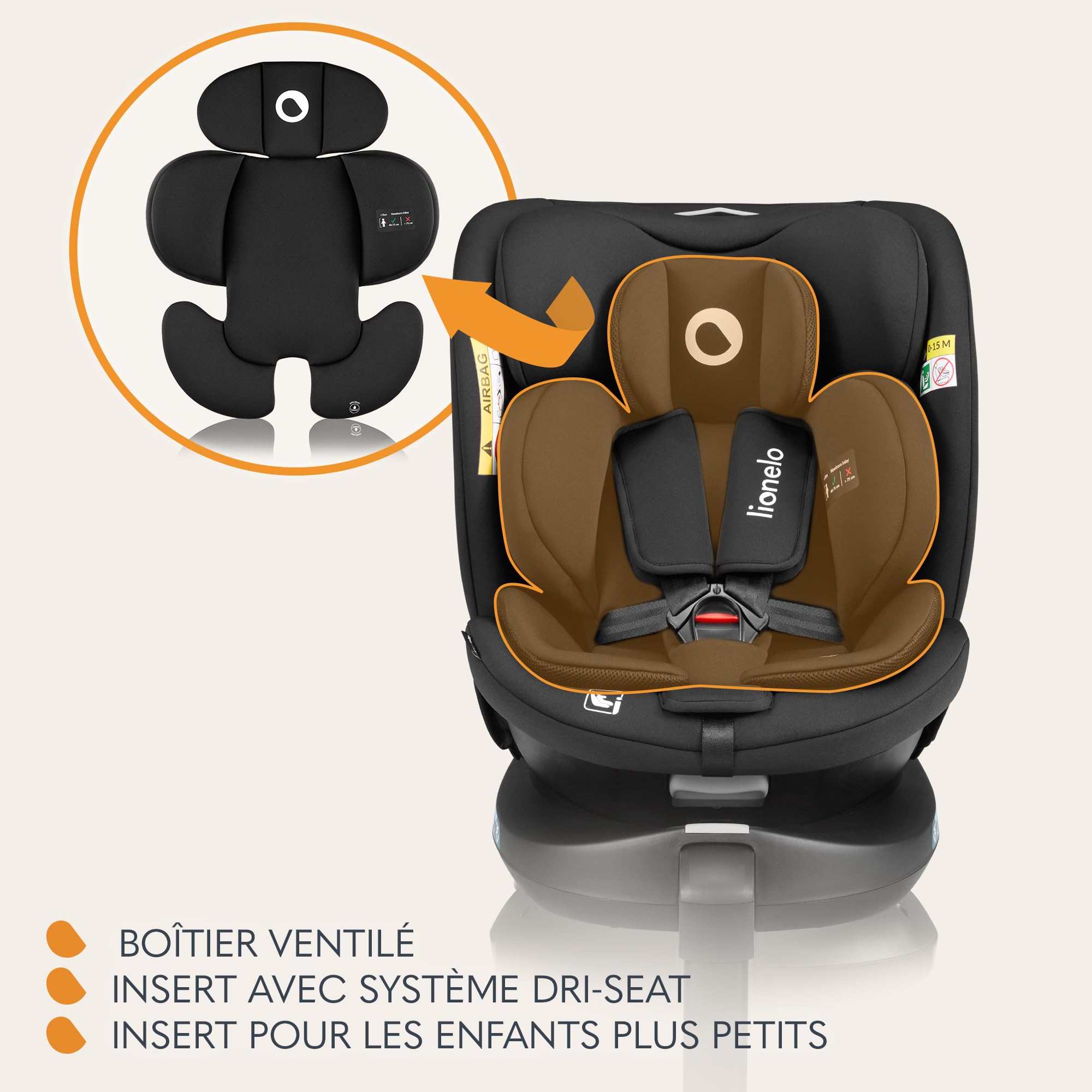 lionelo-navy-i-size-si-ge-auto-pivotant-onyx-360 image 5