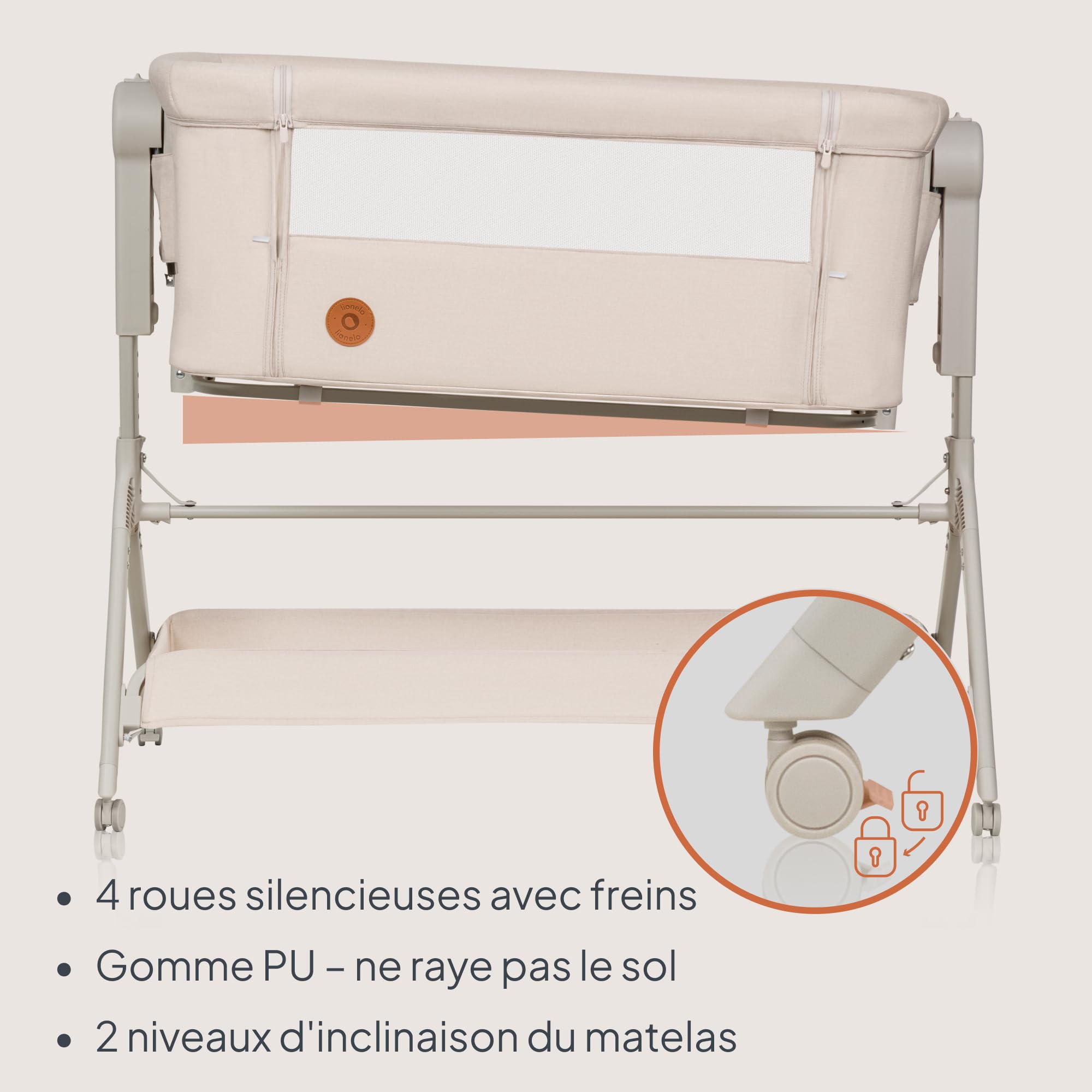 lionelo-leonie-plus-lit-cododo-3-en-1-beige-102x67-cm image 7