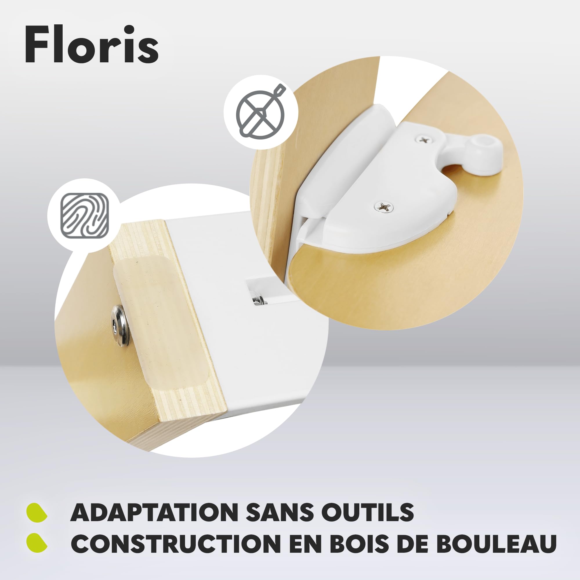 lionelo-floris-chaise-haute-volutive-blanc-6-mois-12-ans image 5