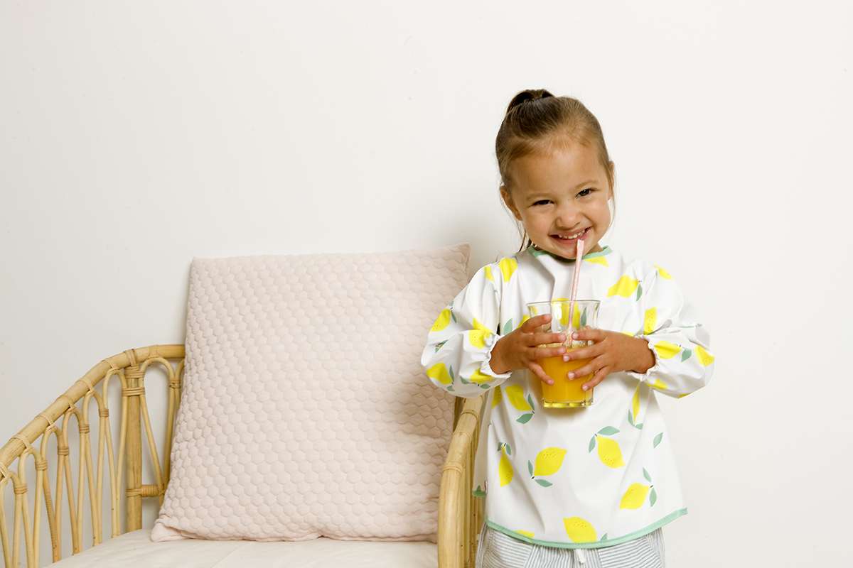 babytolove-blouses-happy-lemon-tablier-imperm-able-manches image 2