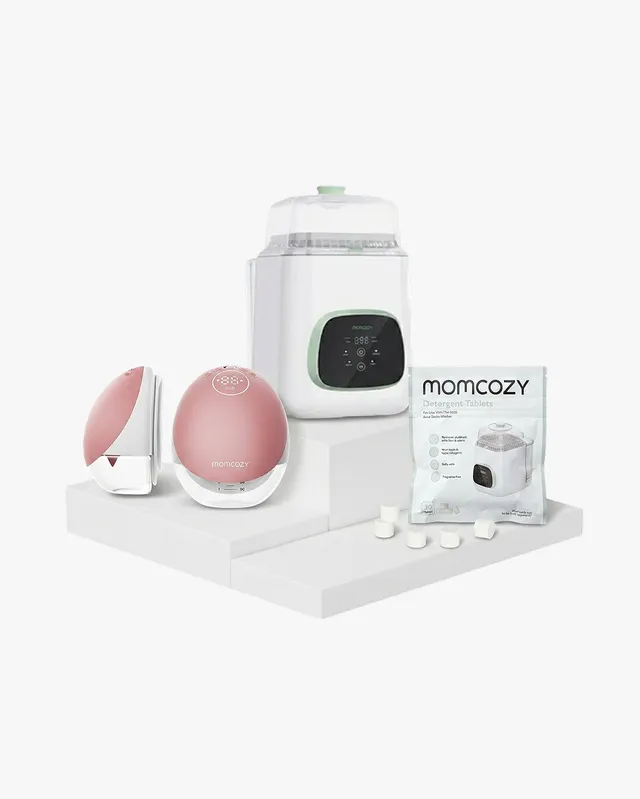 momcozy-m-series-m9-tire-lait-mains-libres-kleanpal-pro-gris image 1