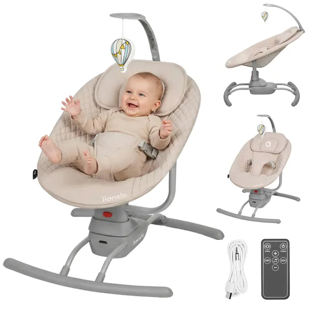 lionelo-rio-transat-balancelle-lectrique-usb-9-kg image 1